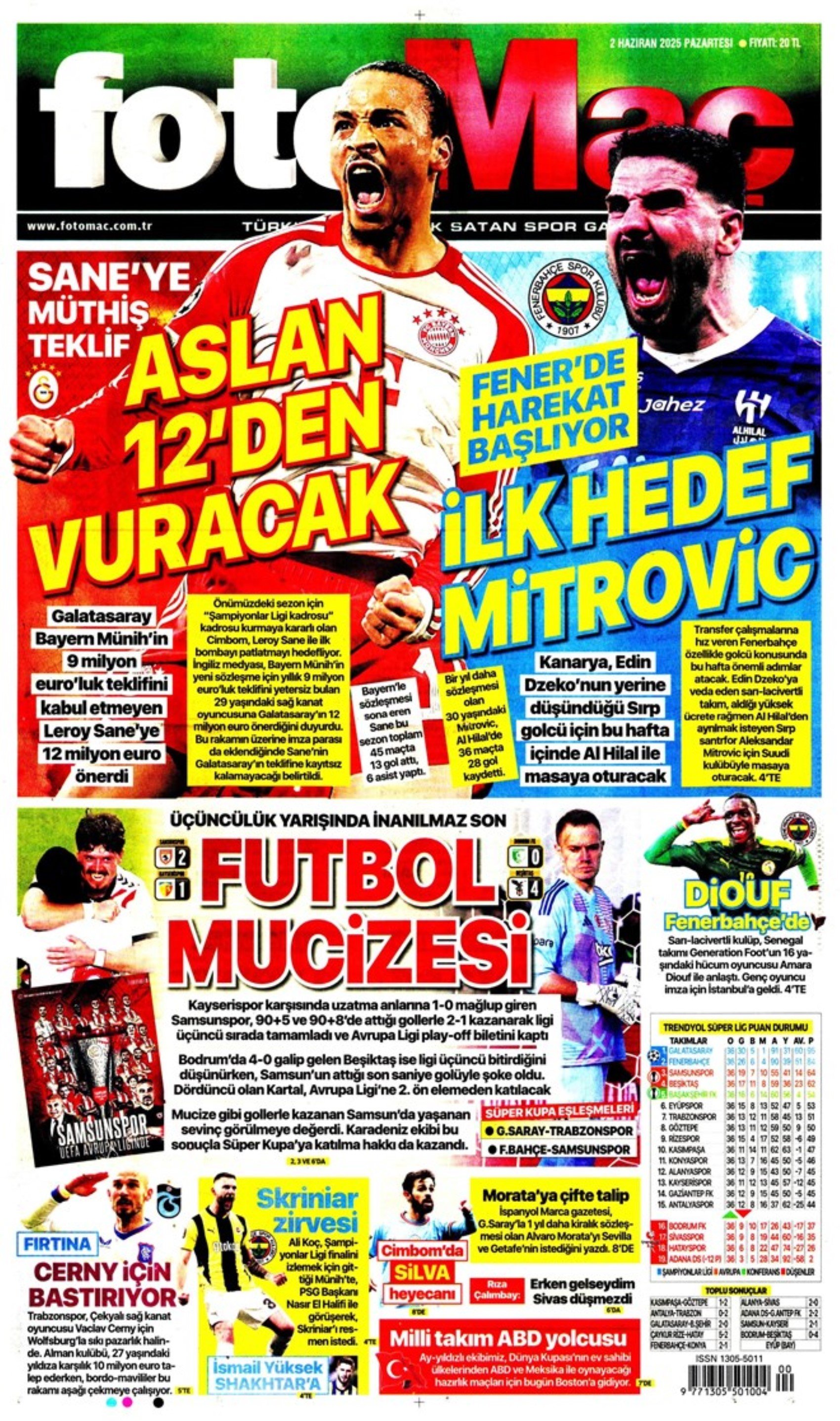 Sporda günün manşetleri: İtalyan basınından Osimhen iddiası: 'Galatasaray'ı unutmamak lazım'