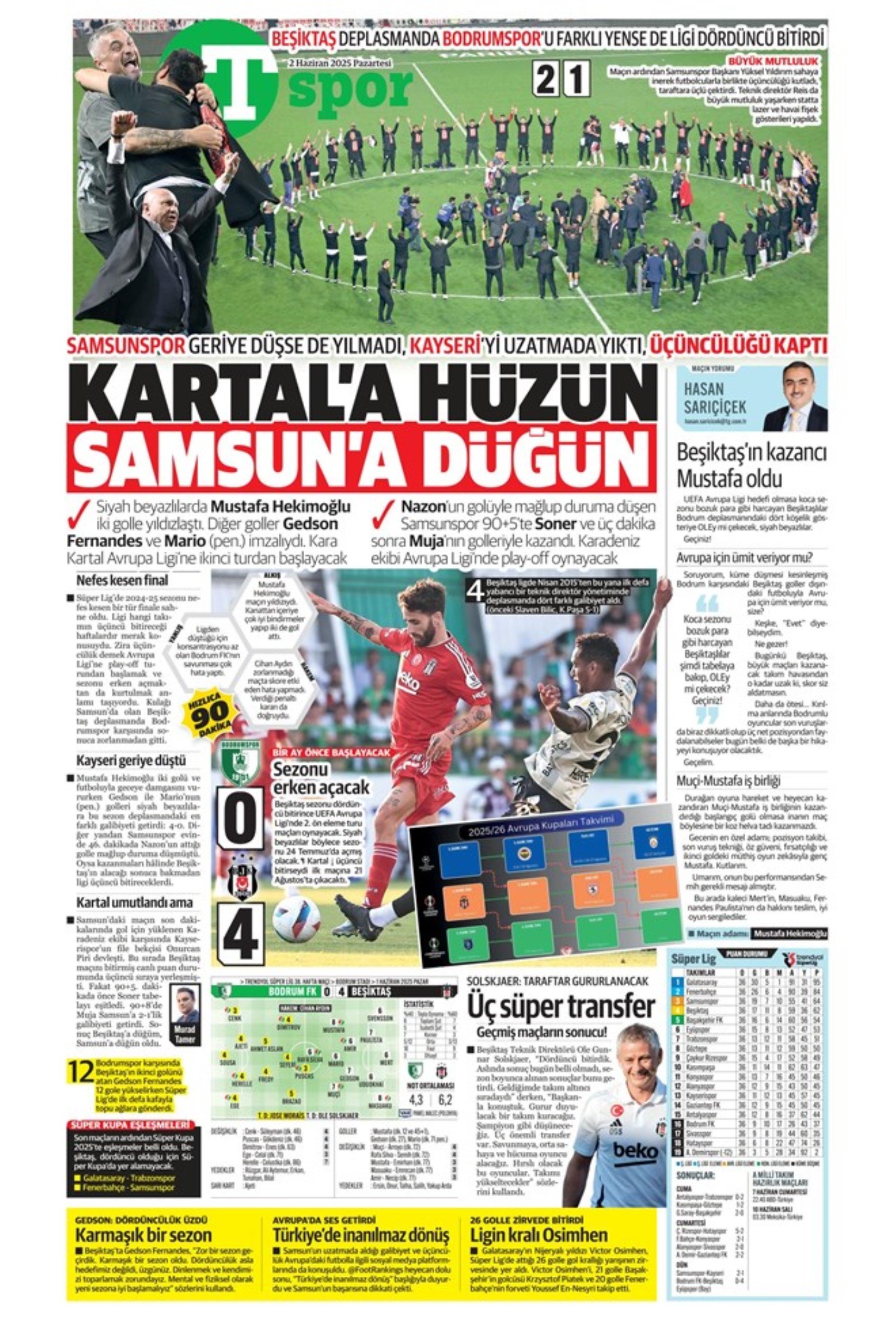 Sporda günün manşetleri: İtalyan basınından Osimhen iddiası: 'Galatasaray'ı unutmamak lazım'