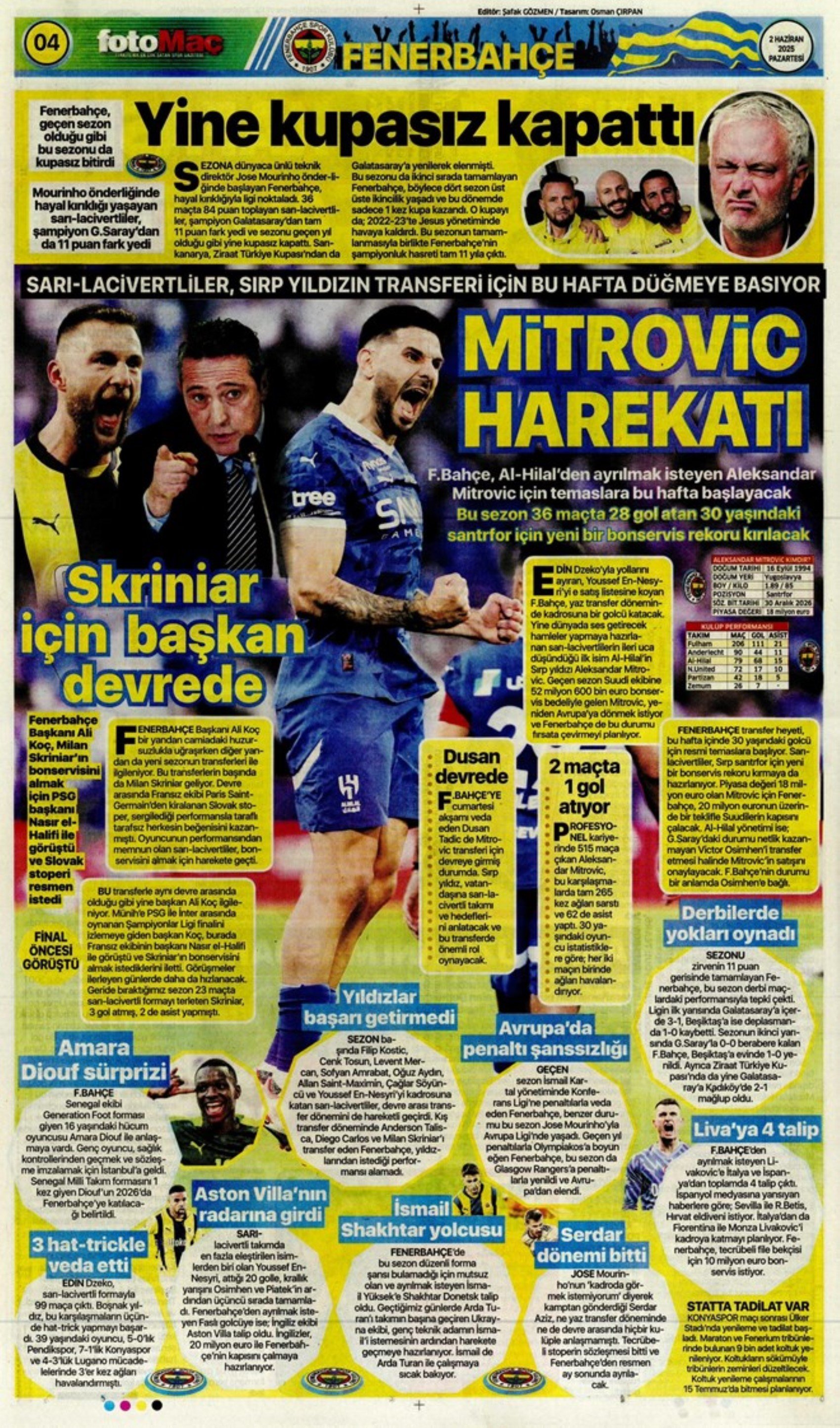Sporda günün manşetleri: İtalyan basınından Osimhen iddiası: 'Galatasaray'ı unutmamak lazım'