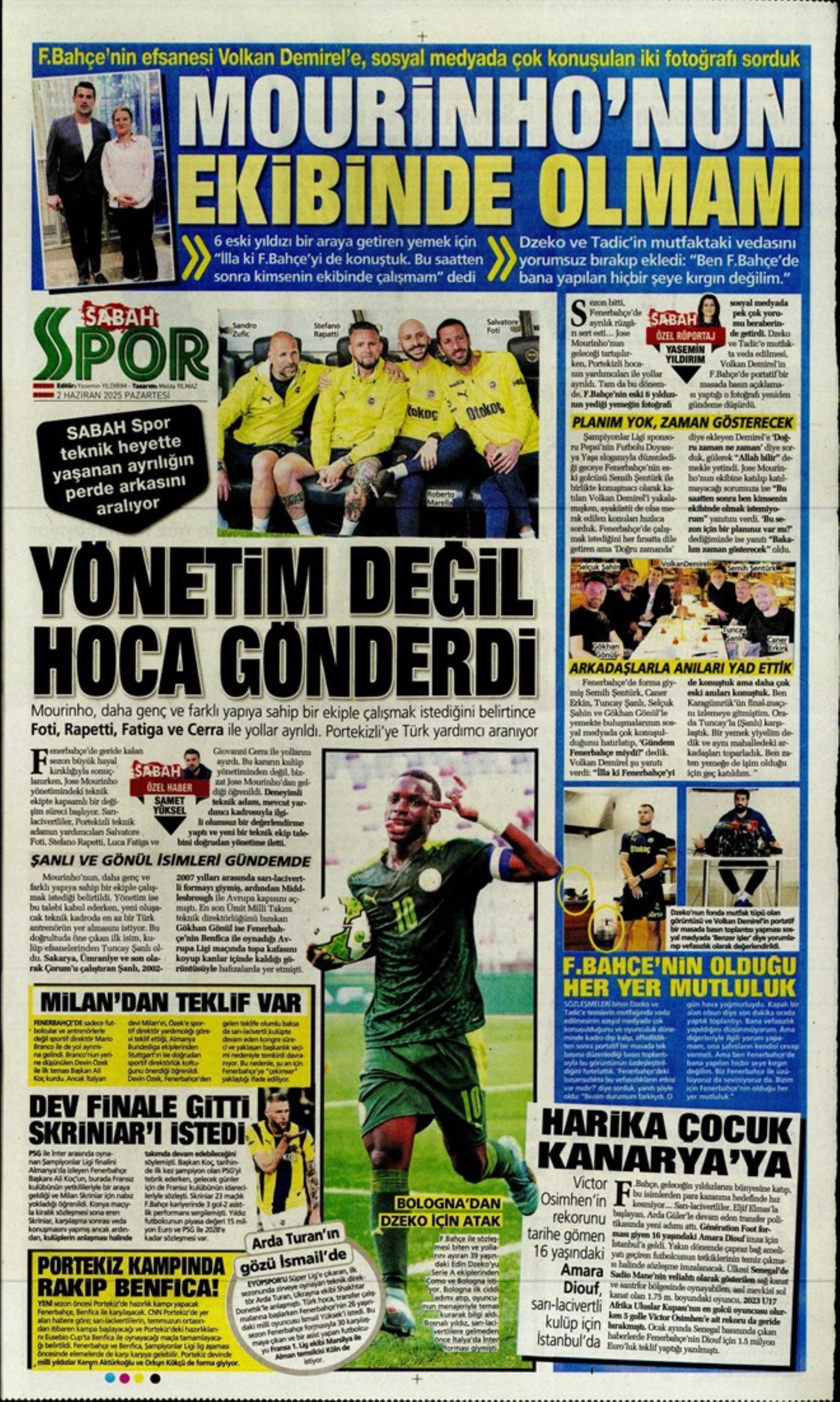 Sporda günün manşetleri: İtalyan basınından Osimhen iddiası: 'Galatasaray'ı unutmamak lazım'