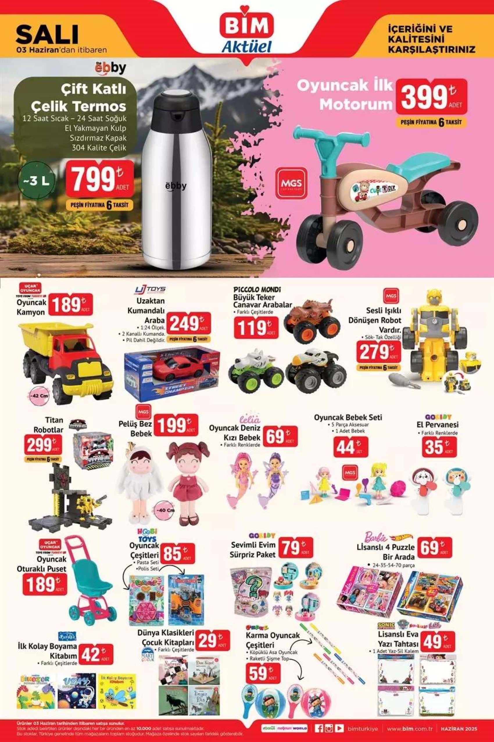 Bugün satışta! BİM Aktüel 3 Haziran kataloğu yayımlandı! Bu hafta BİM marketlere neler geliyor? İndirimde hangi ürünler var?