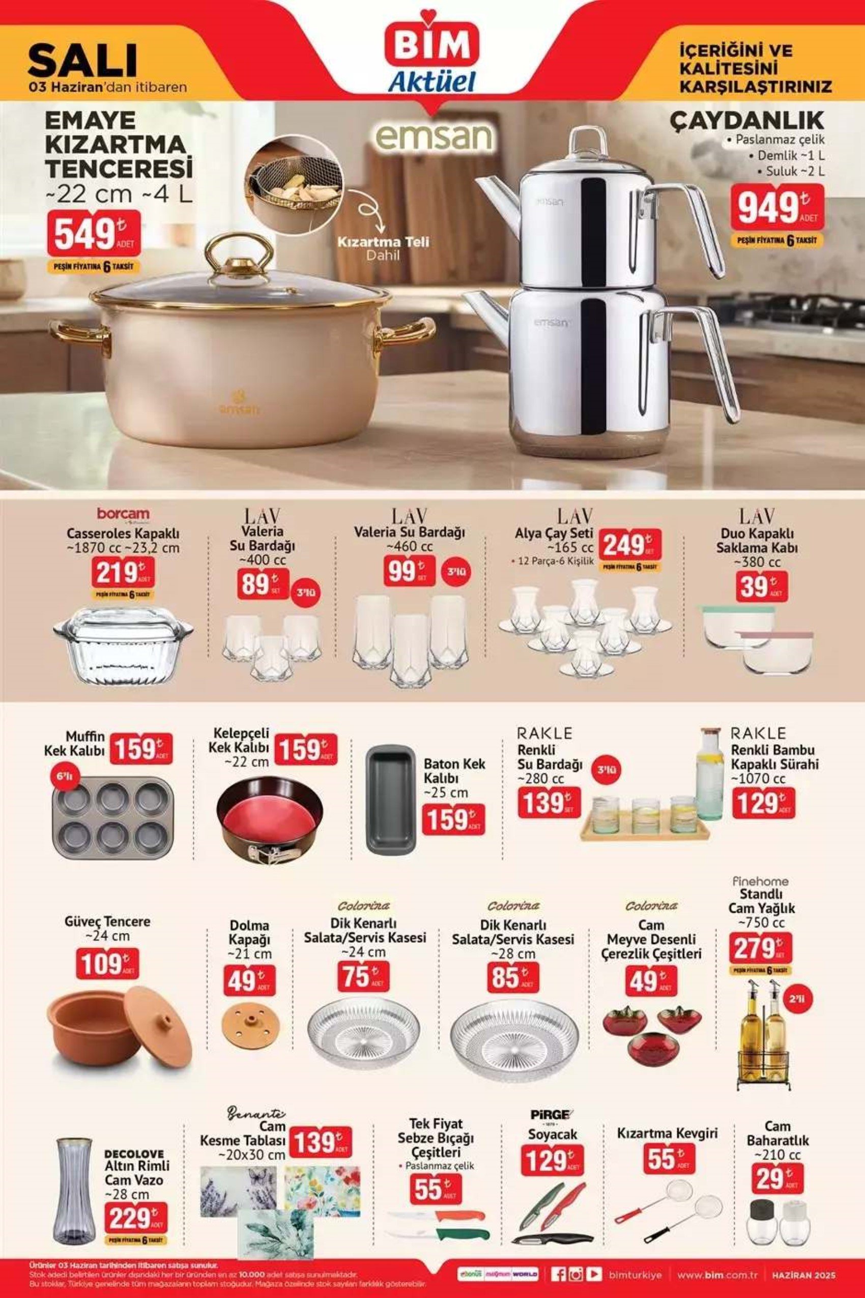 Bugün satışta! BİM Aktüel 3 Haziran kataloğu yayımlandı! Bu hafta BİM marketlere neler geliyor? İndirimde hangi ürünler var?