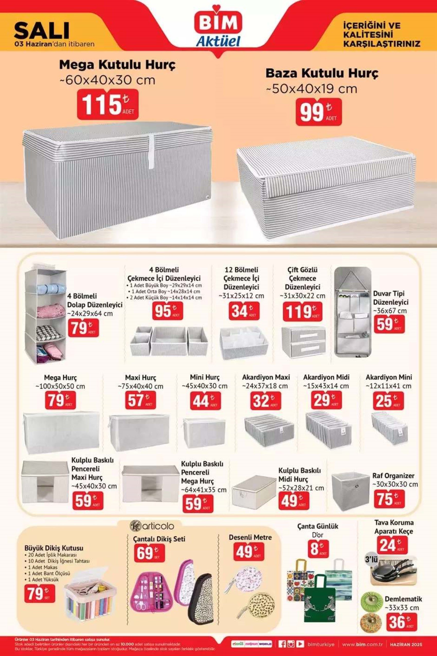 Bugün satışta! BİM Aktüel 3 Haziran kataloğu yayımlandı! Bu hafta BİM marketlere neler geliyor? İndirimde hangi ürünler var?
