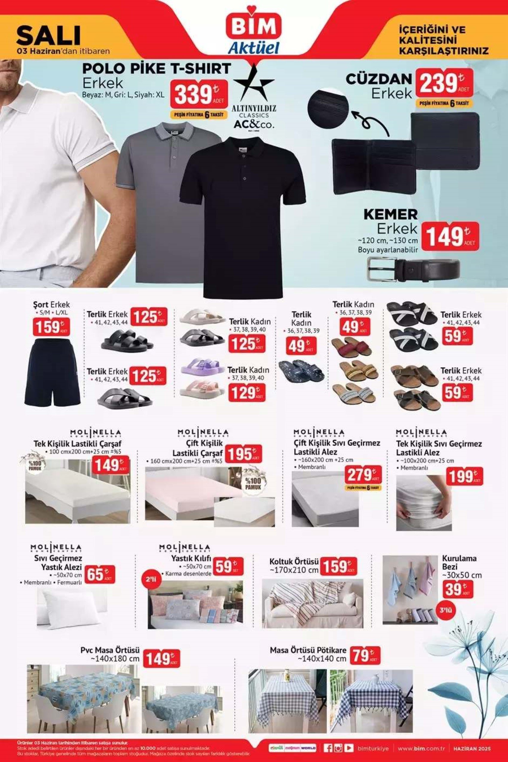 Bugün satışta! BİM Aktüel 3 Haziran kataloğu yayımlandı! Bu hafta BİM marketlere neler geliyor? İndirimde hangi ürünler var?