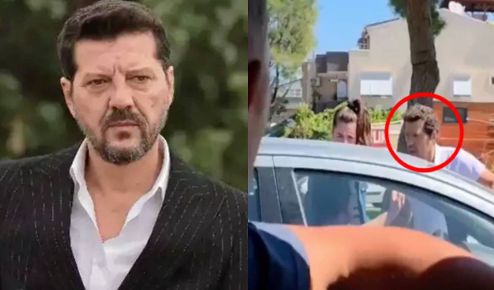 İlker Aksum trafikte aracından inip kavga etti