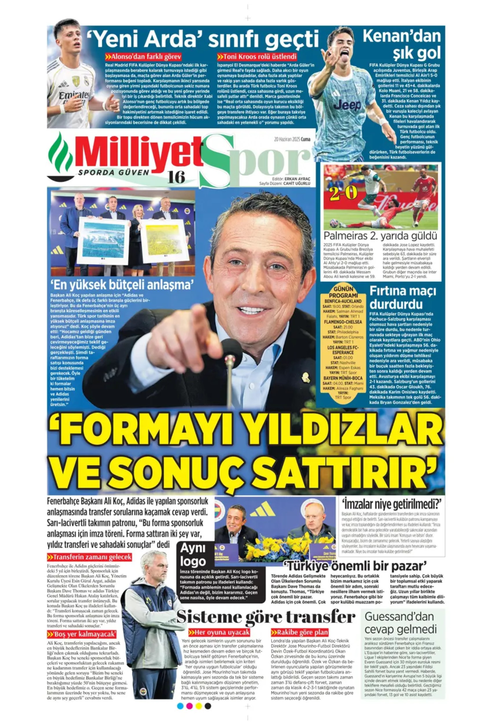 Sporda günün manşetleri... Transfer sorusunu yanıtladı: 'Osimhen'i bekliyoruz'