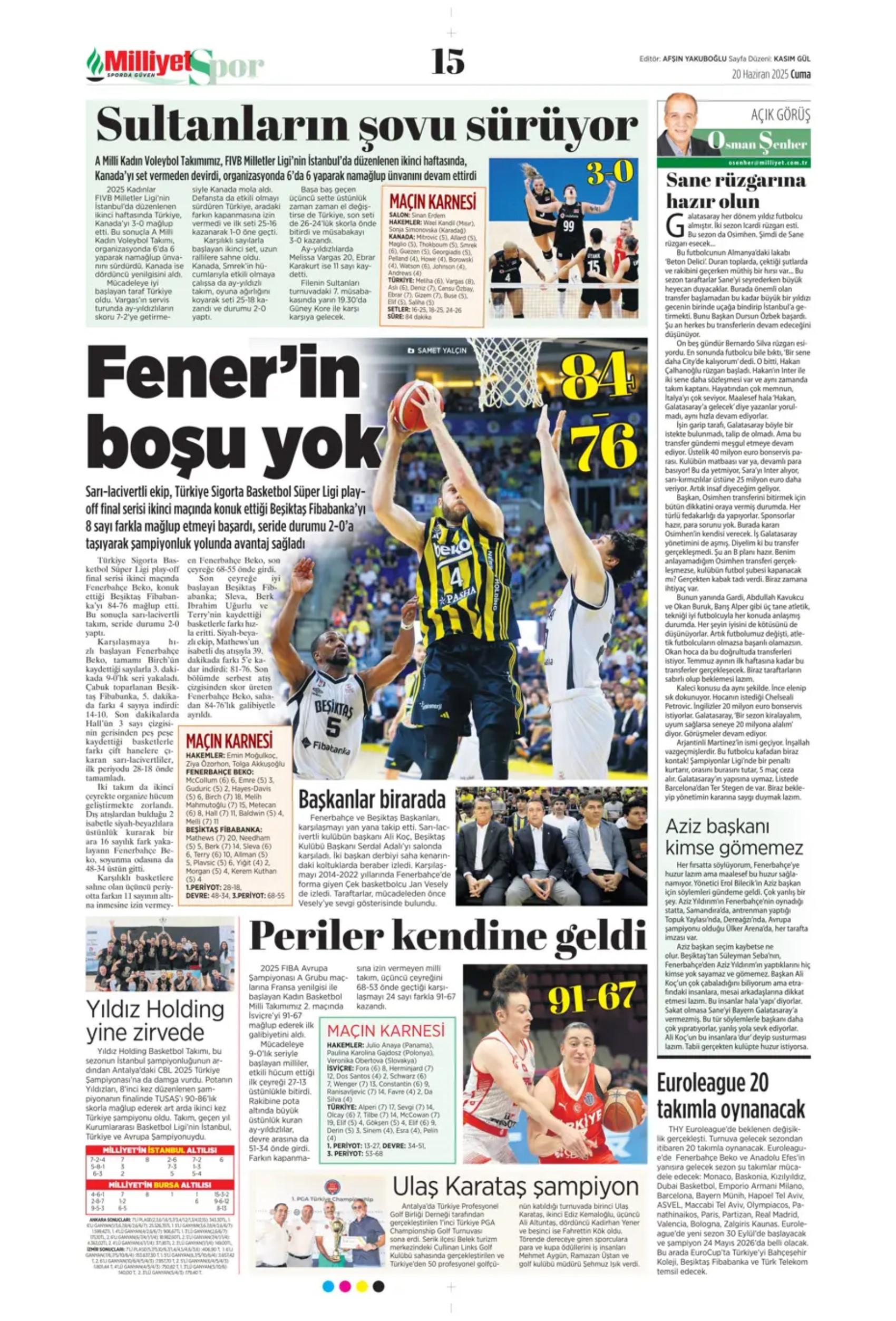 Sporda günün manşetleri... Transfer sorusunu yanıtladı: 'Osimhen'i bekliyoruz'