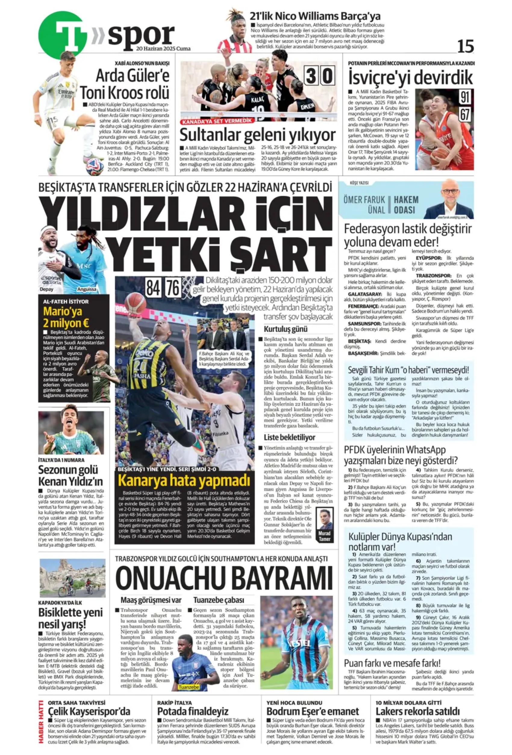 Sporda günün manşetleri... Transfer sorusunu yanıtladı: 'Osimhen'i bekliyoruz'