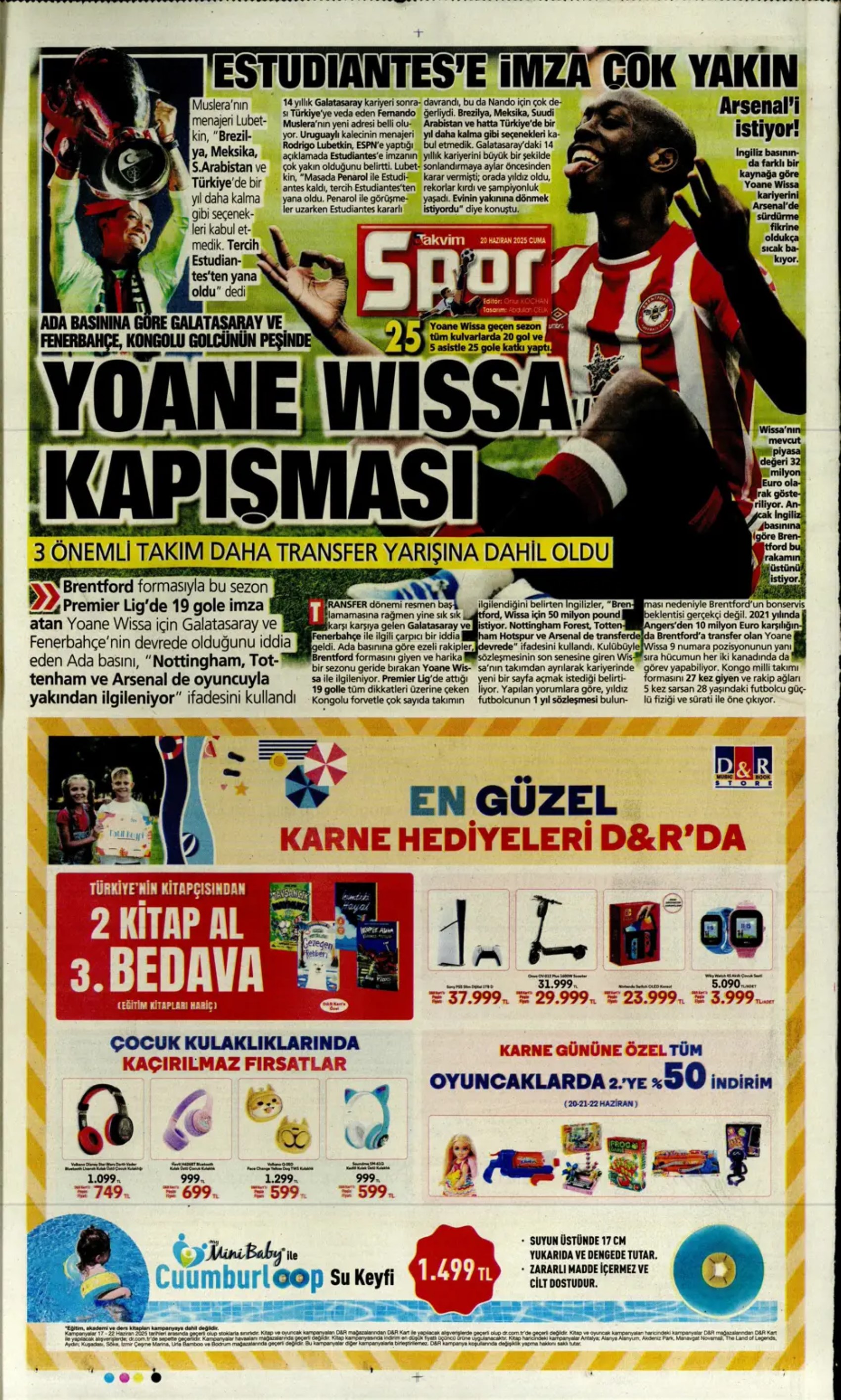 Sporda günün manşetleri... Transfer sorusunu yanıtladı: 'Osimhen'i bekliyoruz'