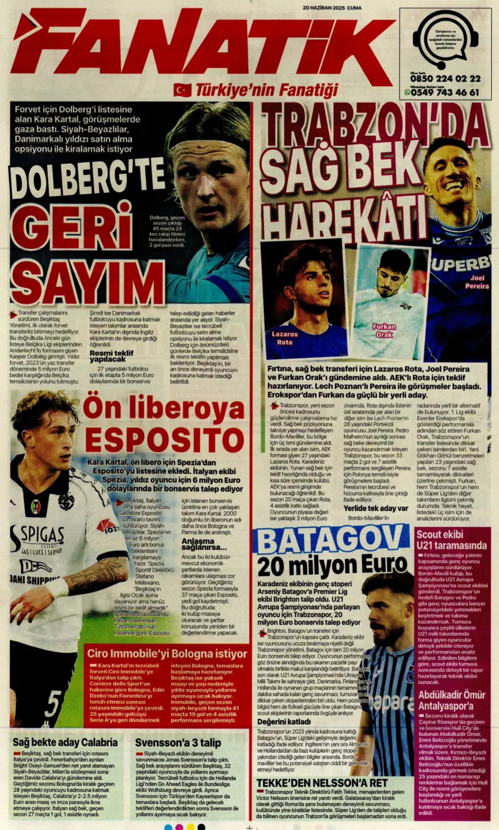 Sporda günün manşetleri... Transfer sorusunu yanıtladı: 'Osimhen'i bekliyoruz'