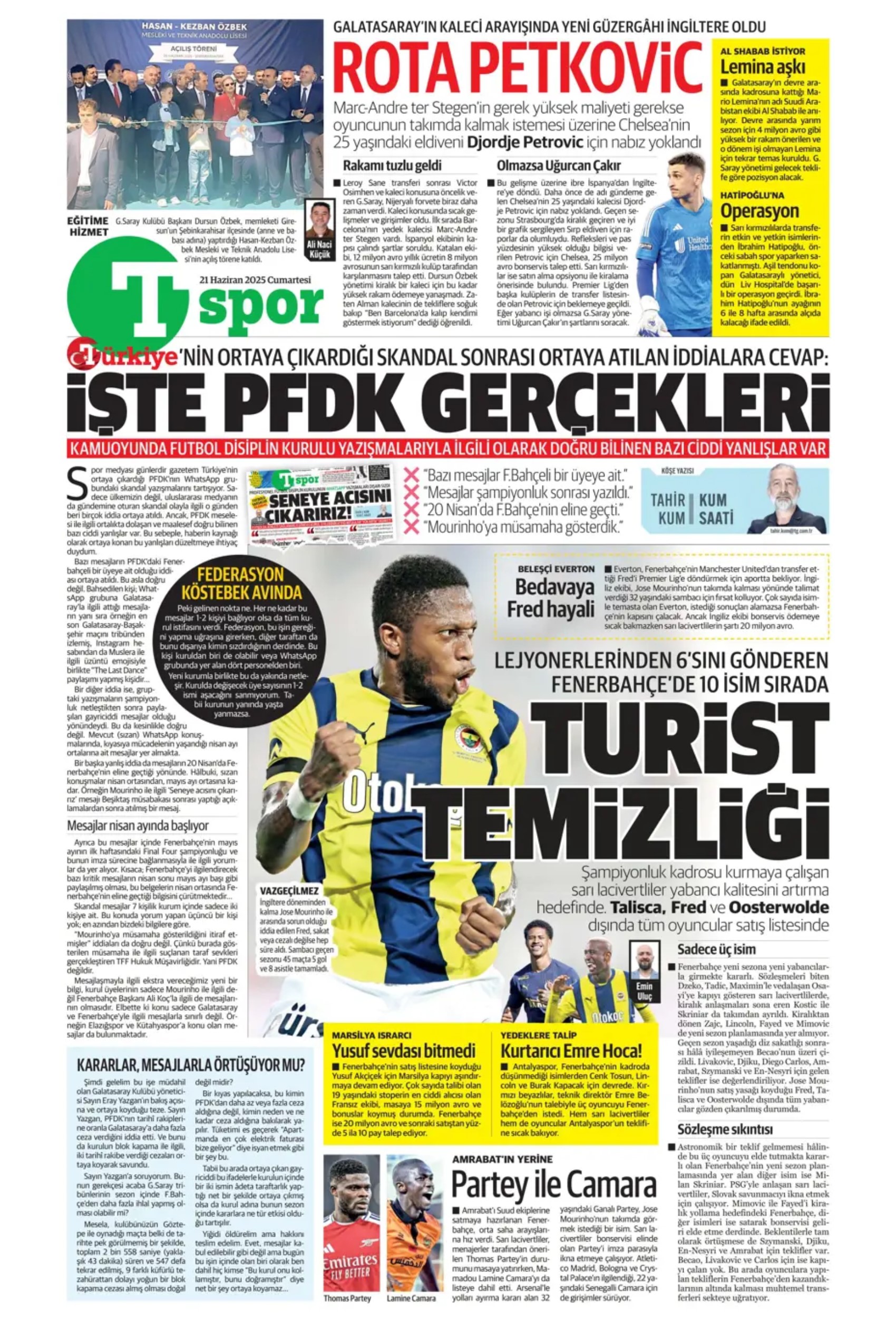 Sporda günün manşetleri... Hakan Çalhanoğlu masada, Osimhen'de karar haftası: Fenerbahçe Brezilyalı yıldızı renklerine katıyor