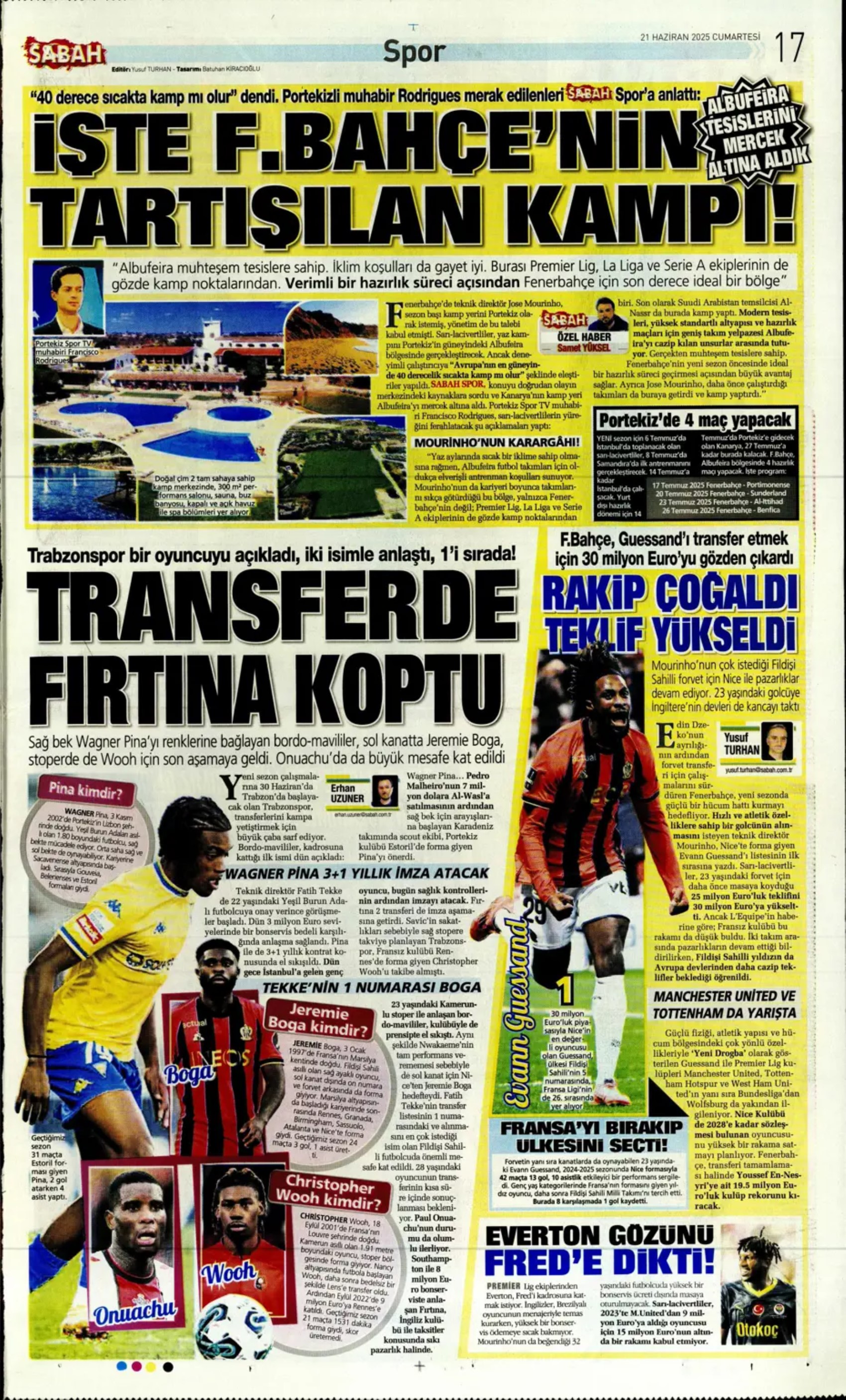 Sporda günün manşetleri... Hakan Çalhanoğlu masada, Osimhen'de karar haftası: Fenerbahçe Brezilyalı yıldızı renklerine katıyor