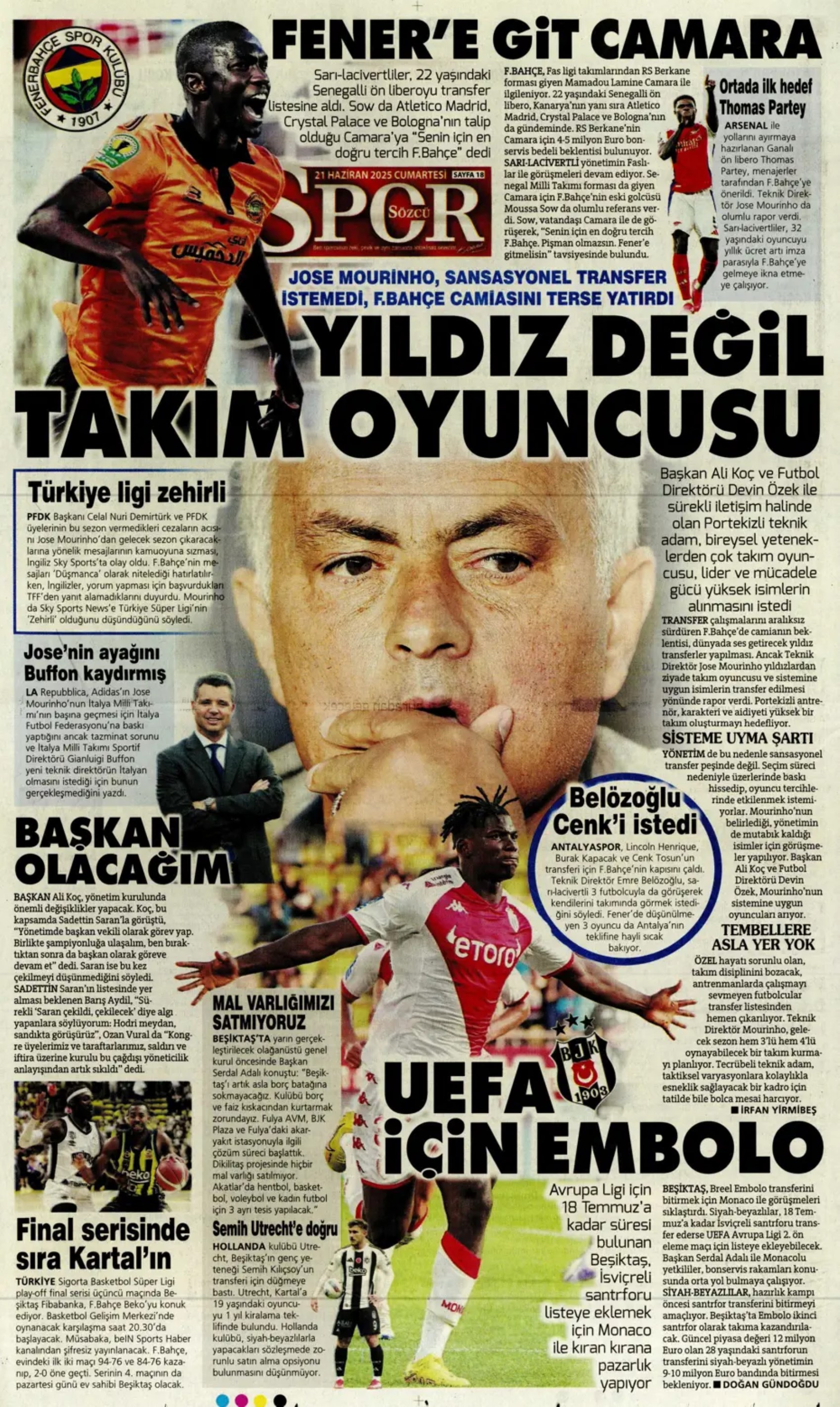 Sporda günün manşetleri... Hakan Çalhanoğlu masada, Osimhen'de karar haftası: Fenerbahçe Brezilyalı yıldızı renklerine katıyor