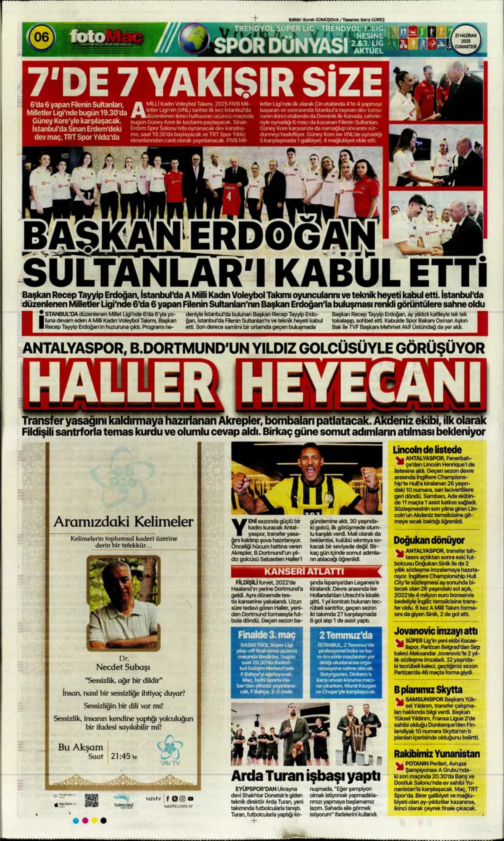 Sporda günün manşetleri... Hakan Çalhanoğlu masada, Osimhen'de karar haftası: Fenerbahçe Brezilyalı yıldızı renklerine katıyor