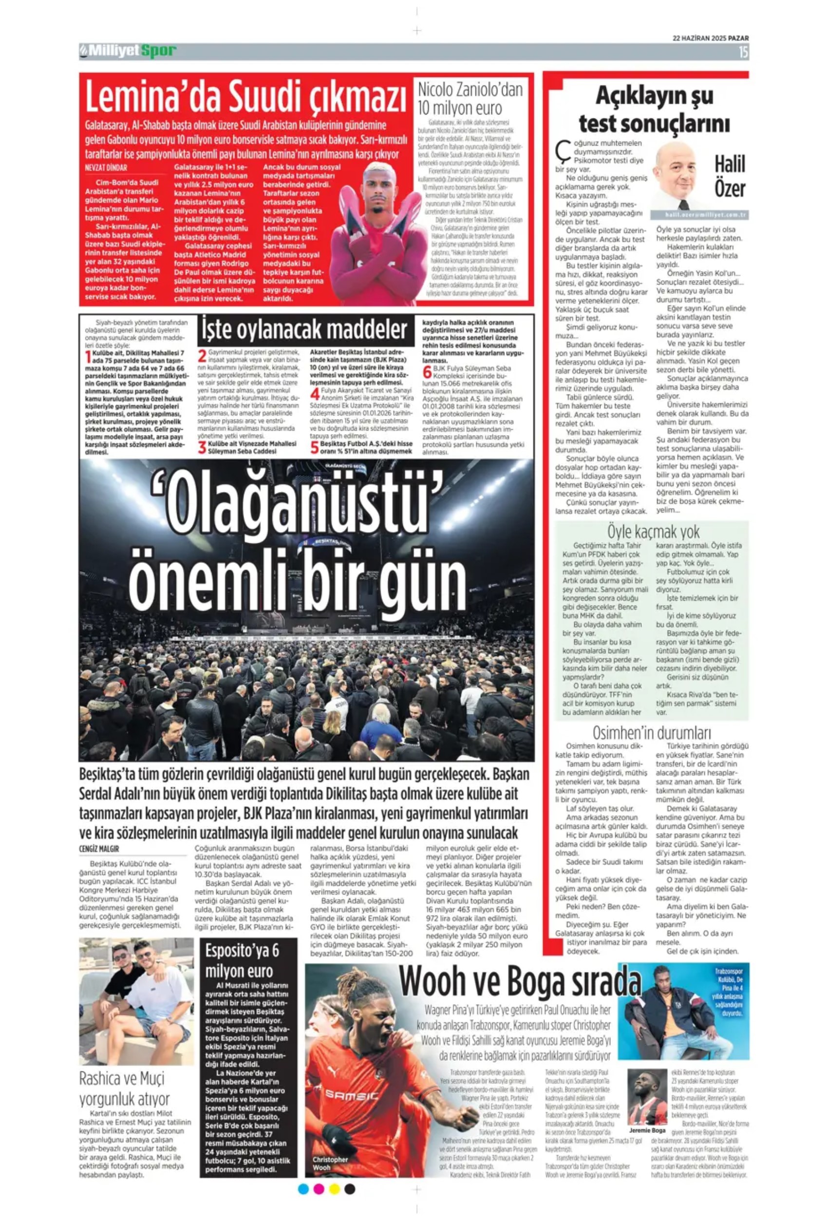 Sporda günün manşetleri... Galatasaray'da ilgileniyordu: Fenerbahçe Jonathan David bombasını patlatıyor! İlkay'da sona doğru