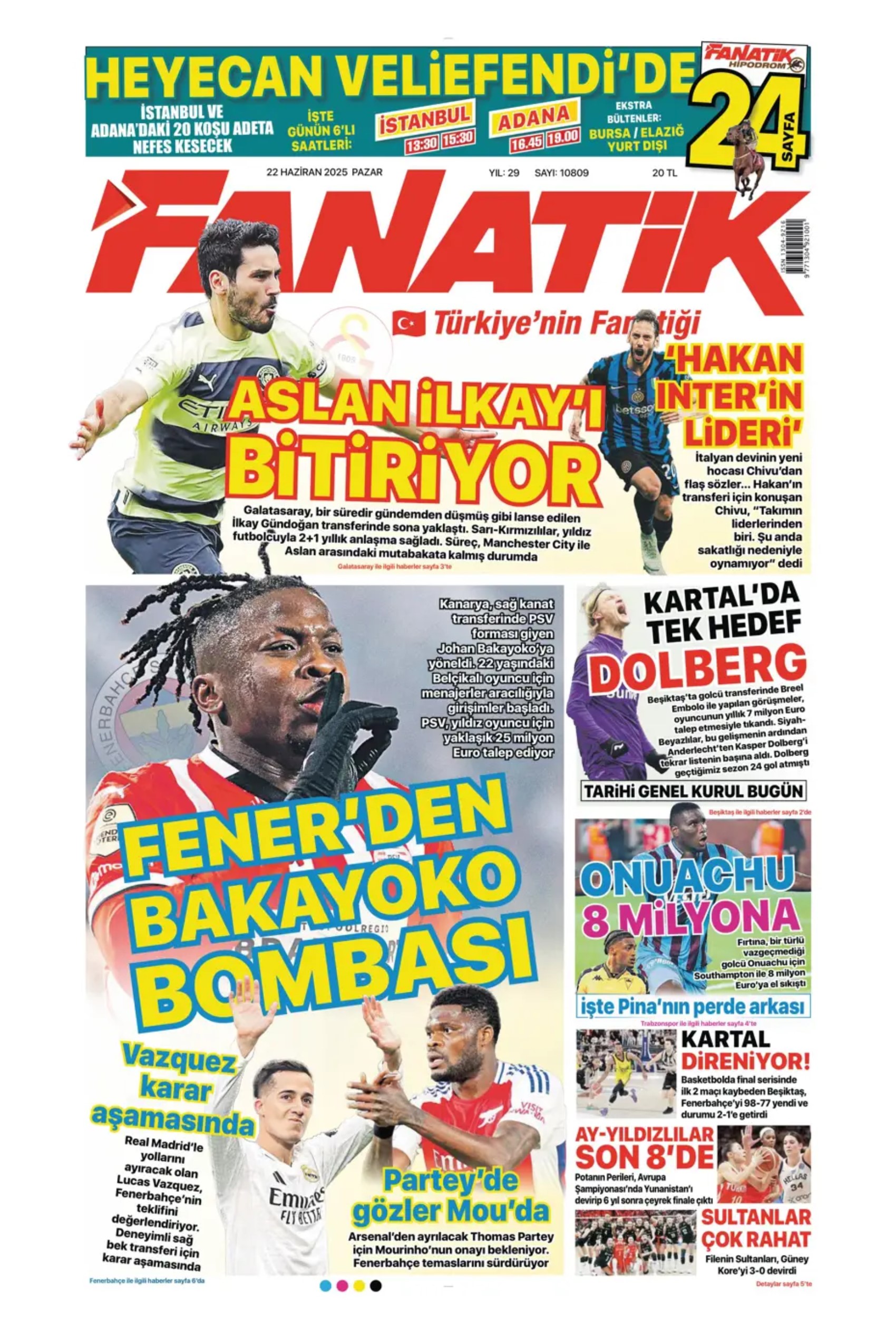Sporda günün manşetleri... Galatasaray'da ilgileniyordu: Fenerbahçe Jonathan David bombasını patlatıyor! İlkay'da sona doğru