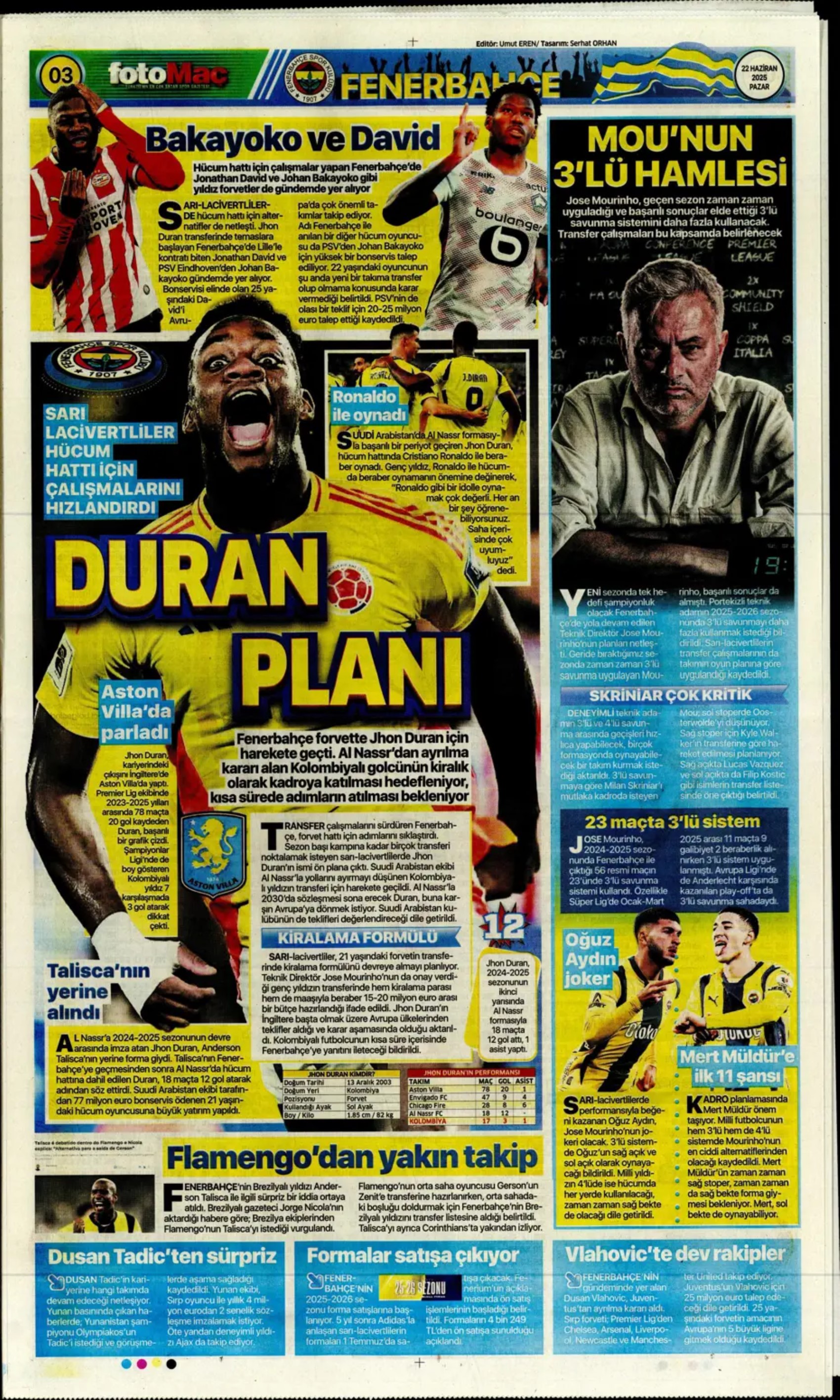 Sporda günün manşetleri... Galatasaray'da ilgileniyordu: Fenerbahçe Jonathan David bombasını patlatıyor! İlkay'da sona doğru