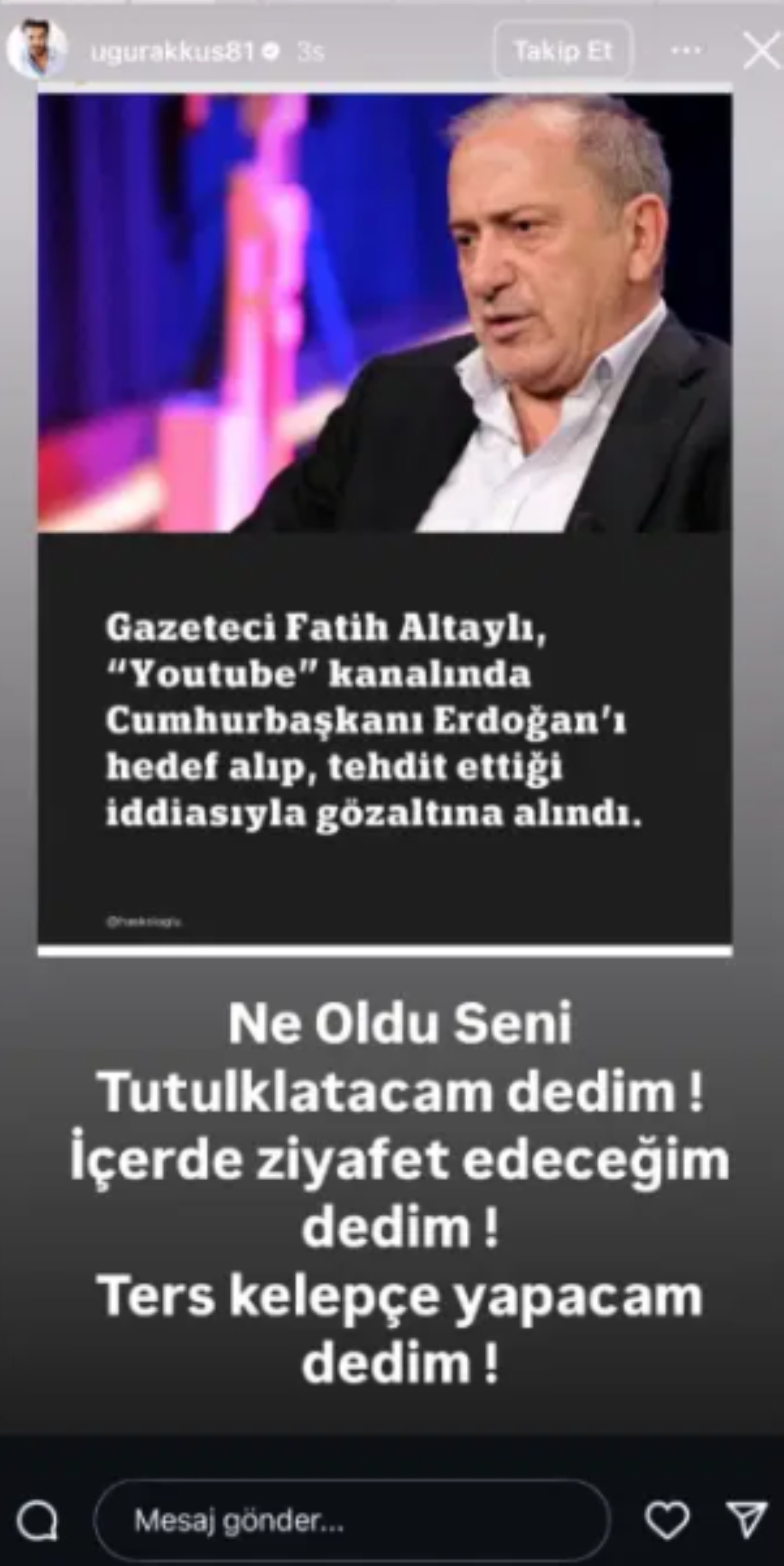 Altaylı'nın tutuklanmasının ardından Ebru Şallı'nın eşinden dikkat çeken paylaşımlar