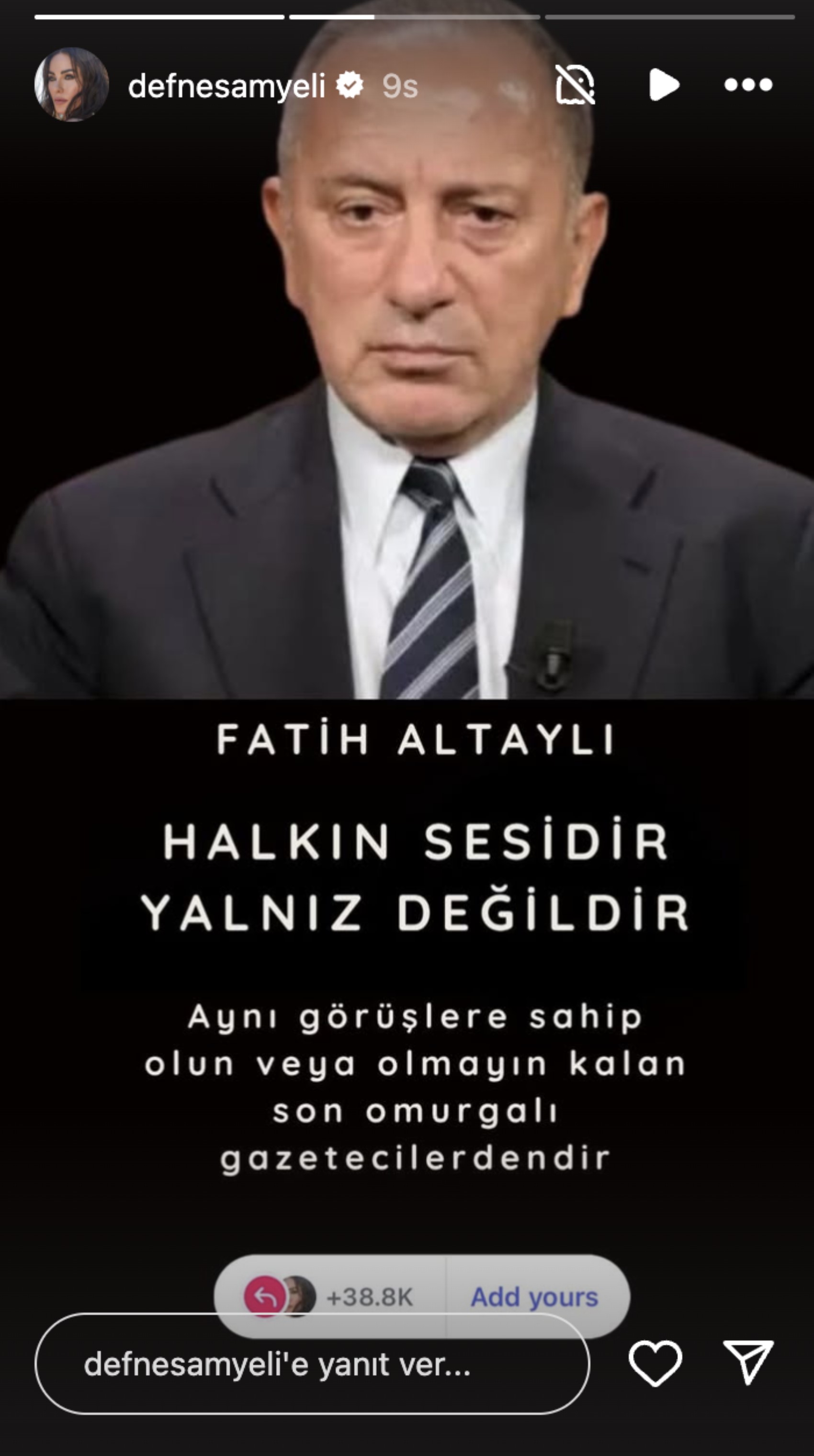 Defne Samyeli'den Fatih Altaylı'nın tutuklanmasına sert tepki! 'Bazen hapse girenlerden olmak...'