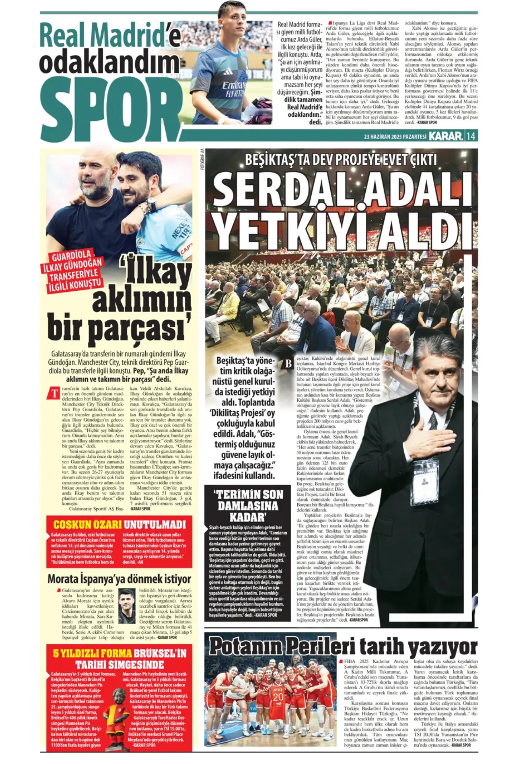 Sporda günün manşetleri... Jadon Sancho'ya sıcak temas: Kaleci için 3 aday