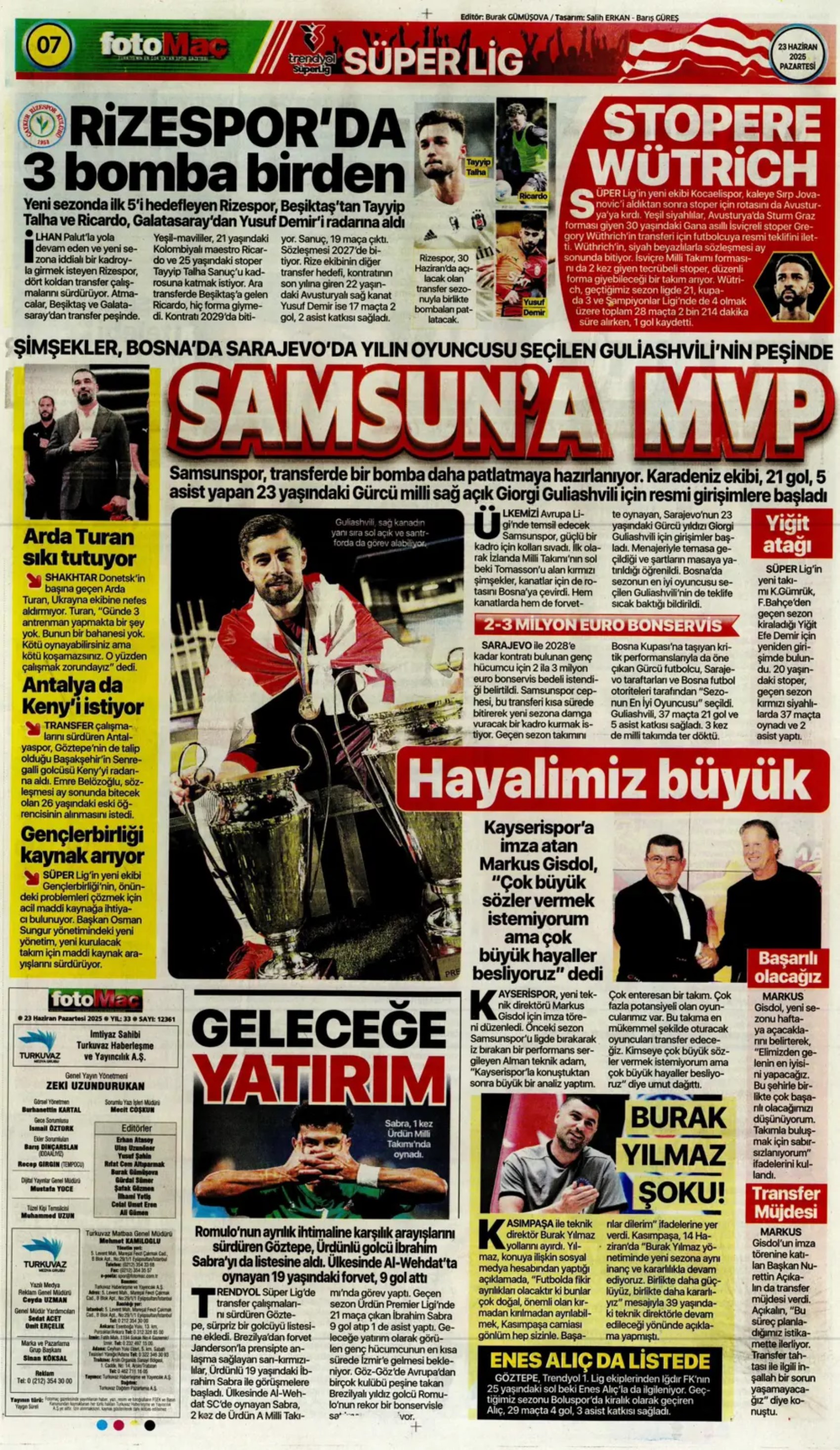 Sporda günün manşetleri... Jadon Sancho'ya sıcak temas: Kaleci için 3 aday