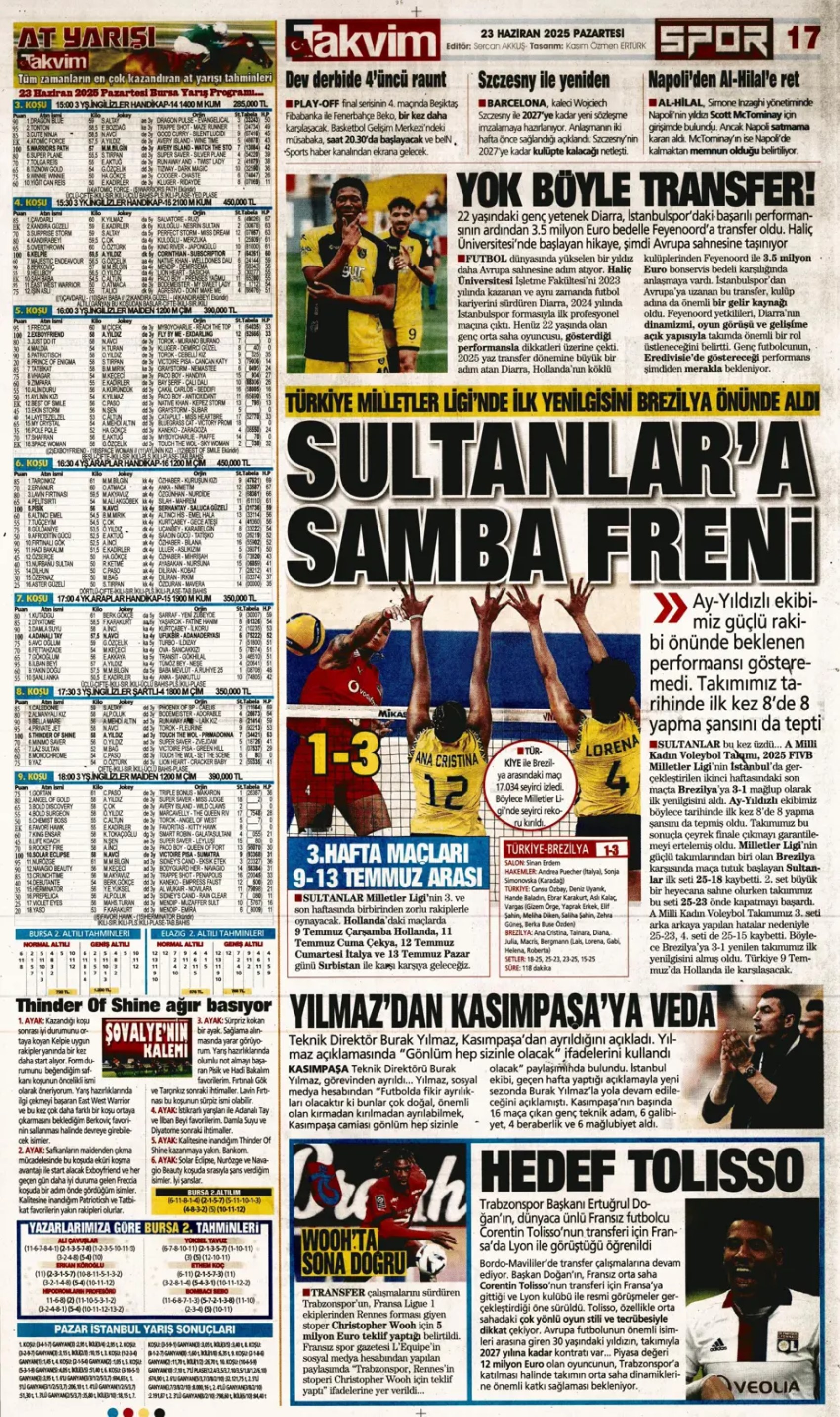 Sporda günün manşetleri... Jadon Sancho'ya sıcak temas: Kaleci için 3 aday