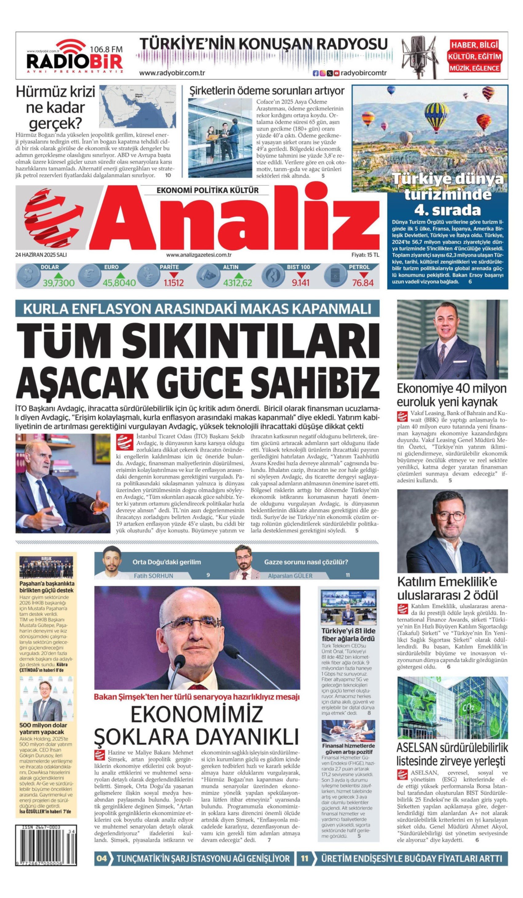 24 Haziran 2025 gazete manşetleri... Orta Doğu'da tansiyon yüksek: 'Kuşatılıyoruz'