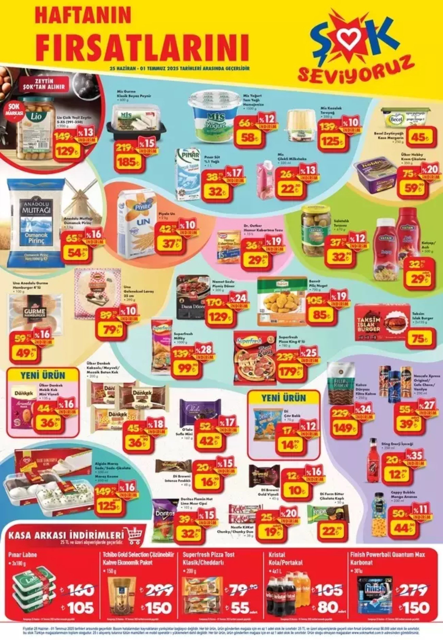 ŞOK market 25 Haziran Çarşamba aktüel kataloğu yayımlandı! Bu hafta ŞOK marketlere neler geliyor? Hangi ürünler indirimde?