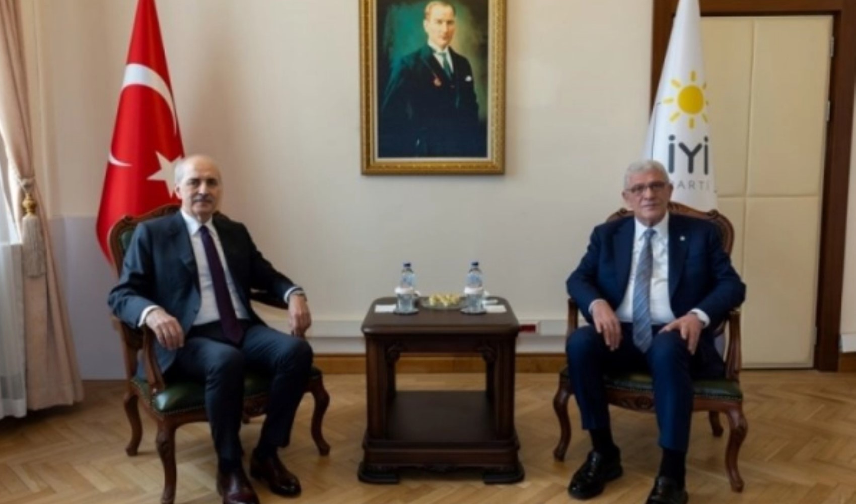 'Talat Paşa' tartışmasının ardından İYİ Parti’den TBMM Başkanı’na ziyaret