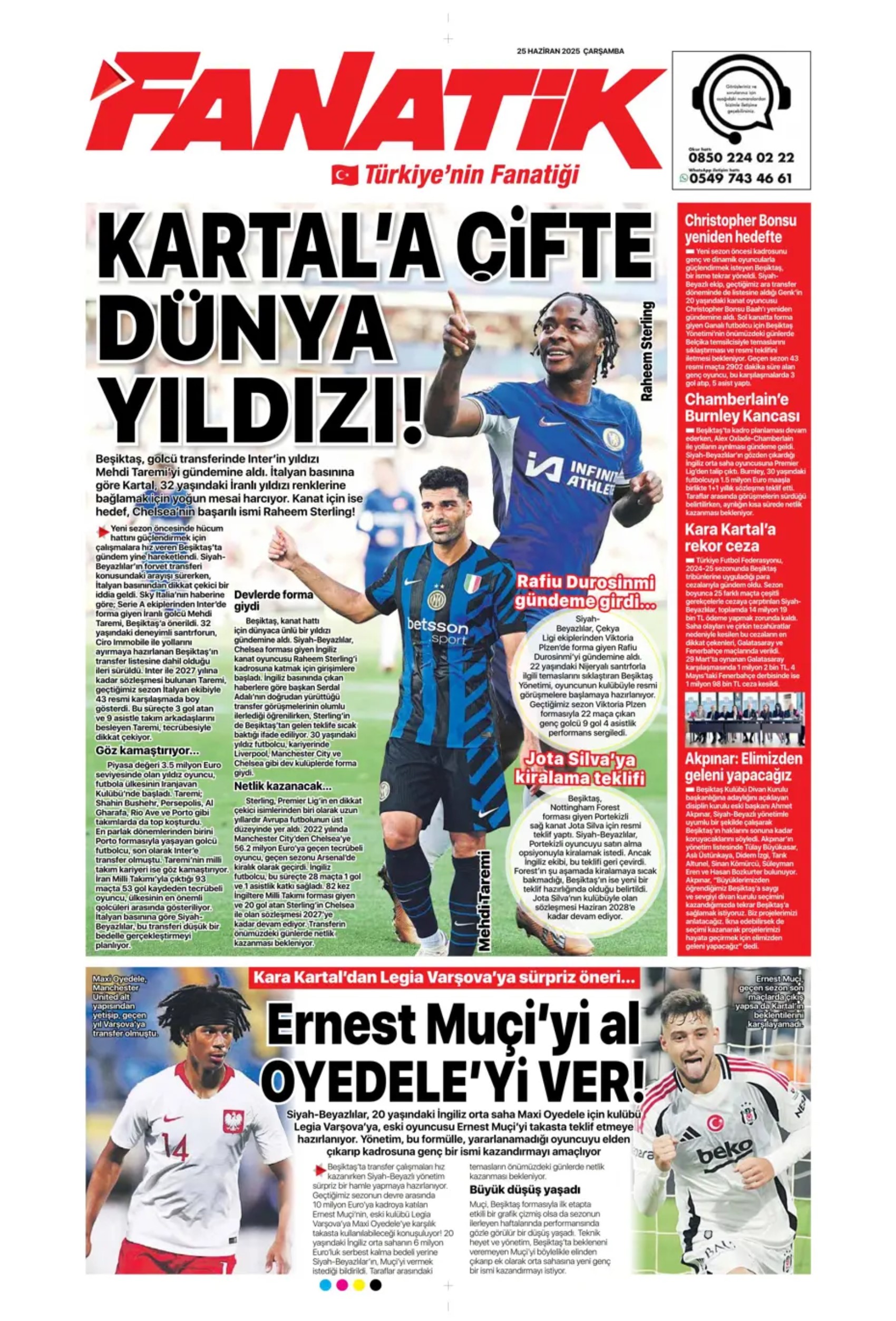 Sporda günün manşetleri: Fenerbahçe'de 1 Temmuz hazırlığı: İngiliz anahtarı Jadon Sancho geliyor