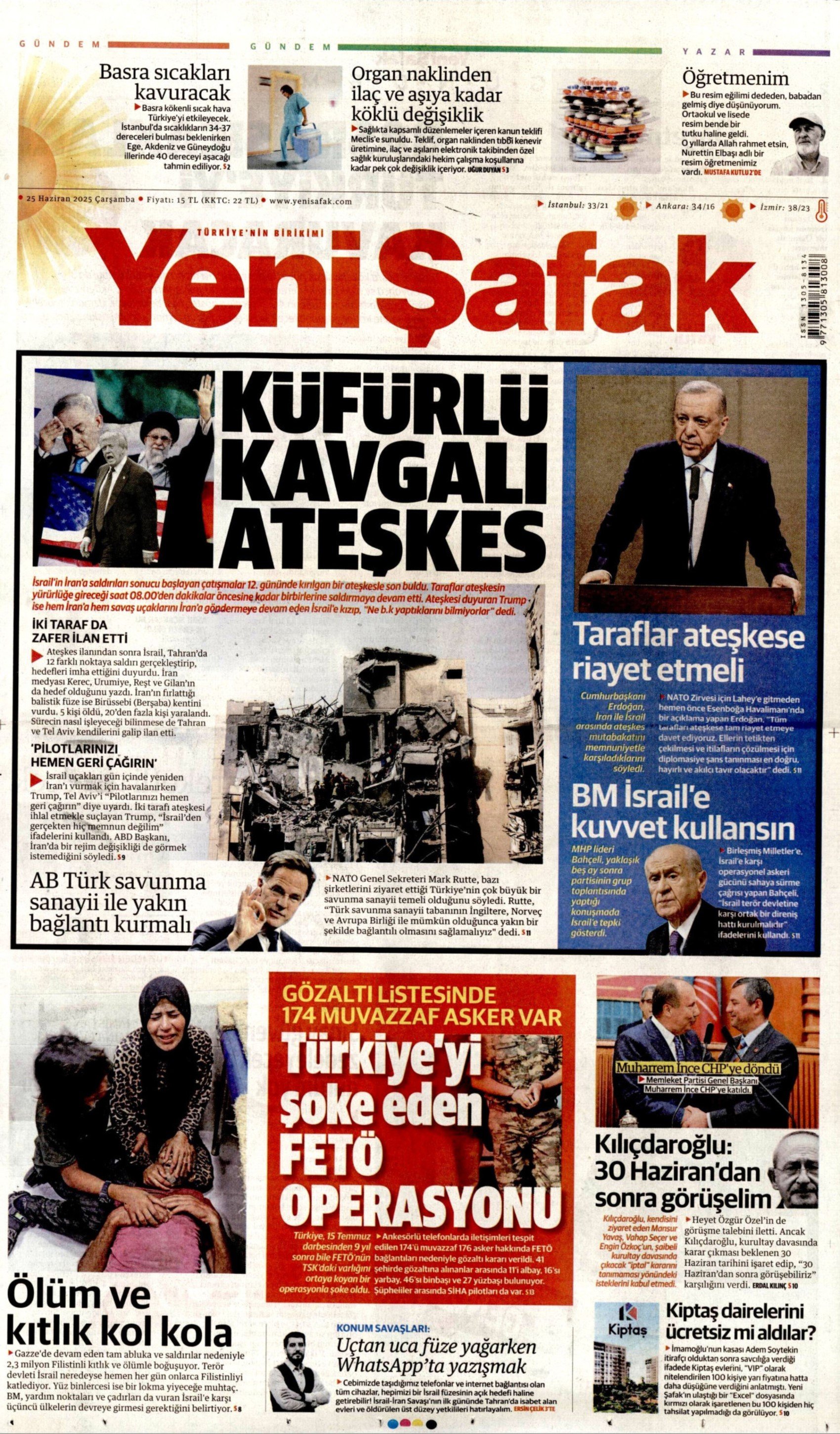 Kemal Kılıçdaroğlu, yandaş medyanın manşetlerini süsledi: Karikatürlü destek!