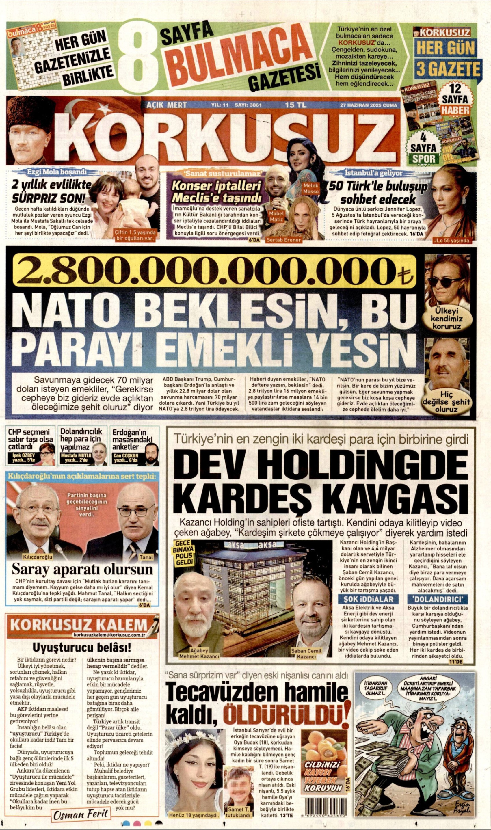 Gazete manşetleri: Sadece Kurultay değil, CHP topyekün hedefte