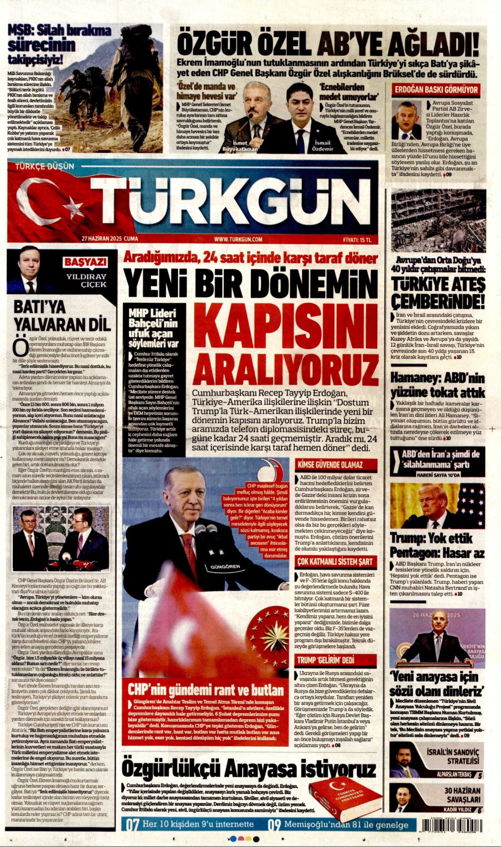 Gazete manşetleri: Sadece Kurultay değil, CHP topyekün hedefte
