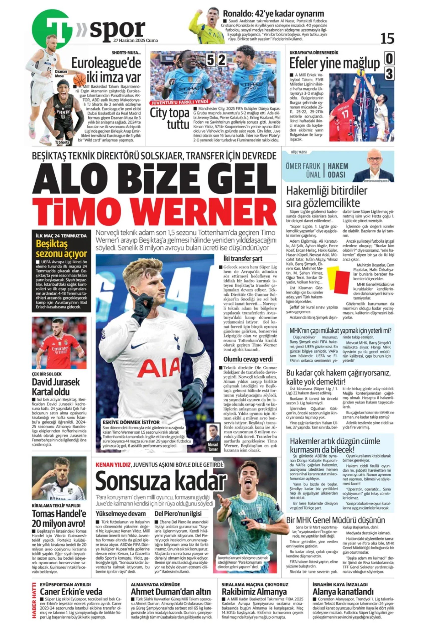 Sporda günün manşetleri... Galatasaray'a Osimhen müjdesi: Uğurcan Çakır'da sıcak saatler!