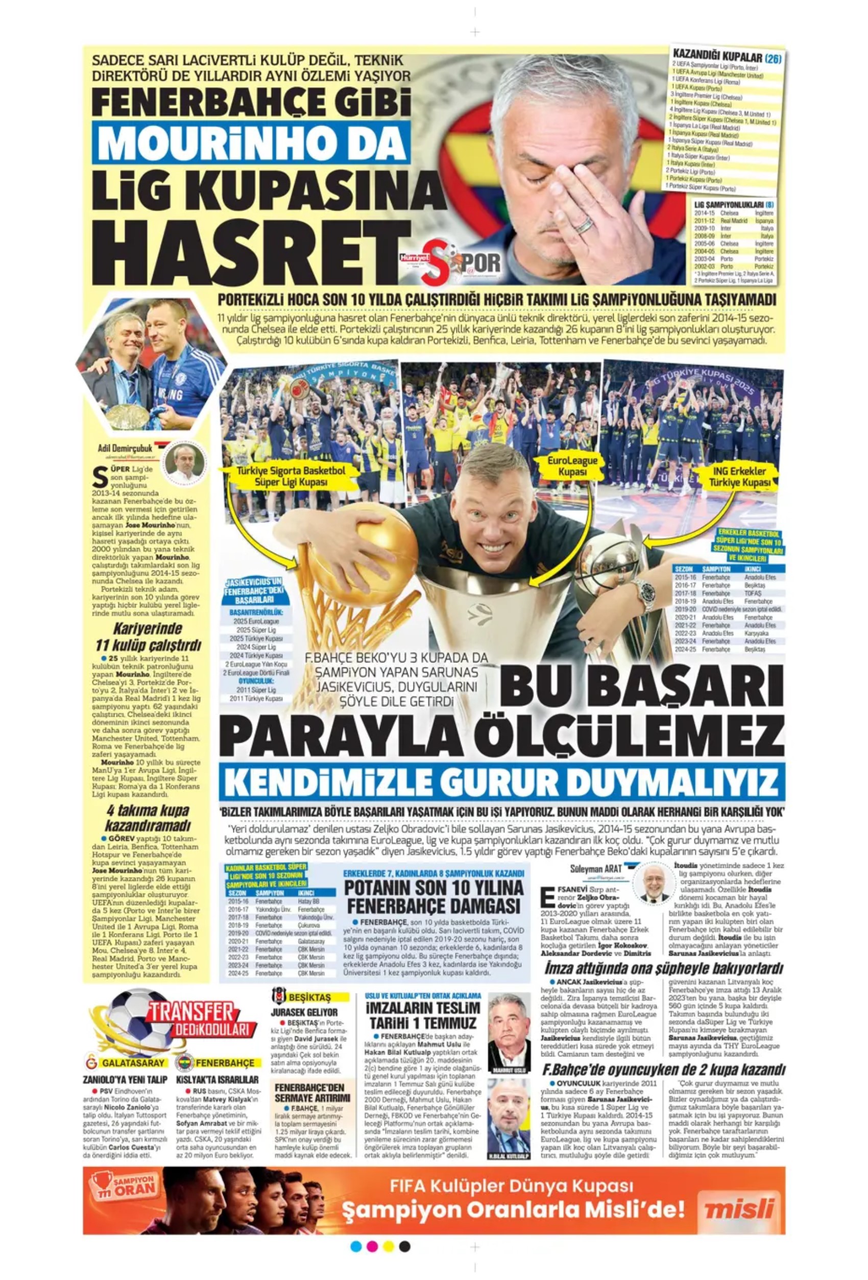 Sporda günün manşetleri... Galatasaray'a Osimhen müjdesi: Uğurcan Çakır'da sıcak saatler!