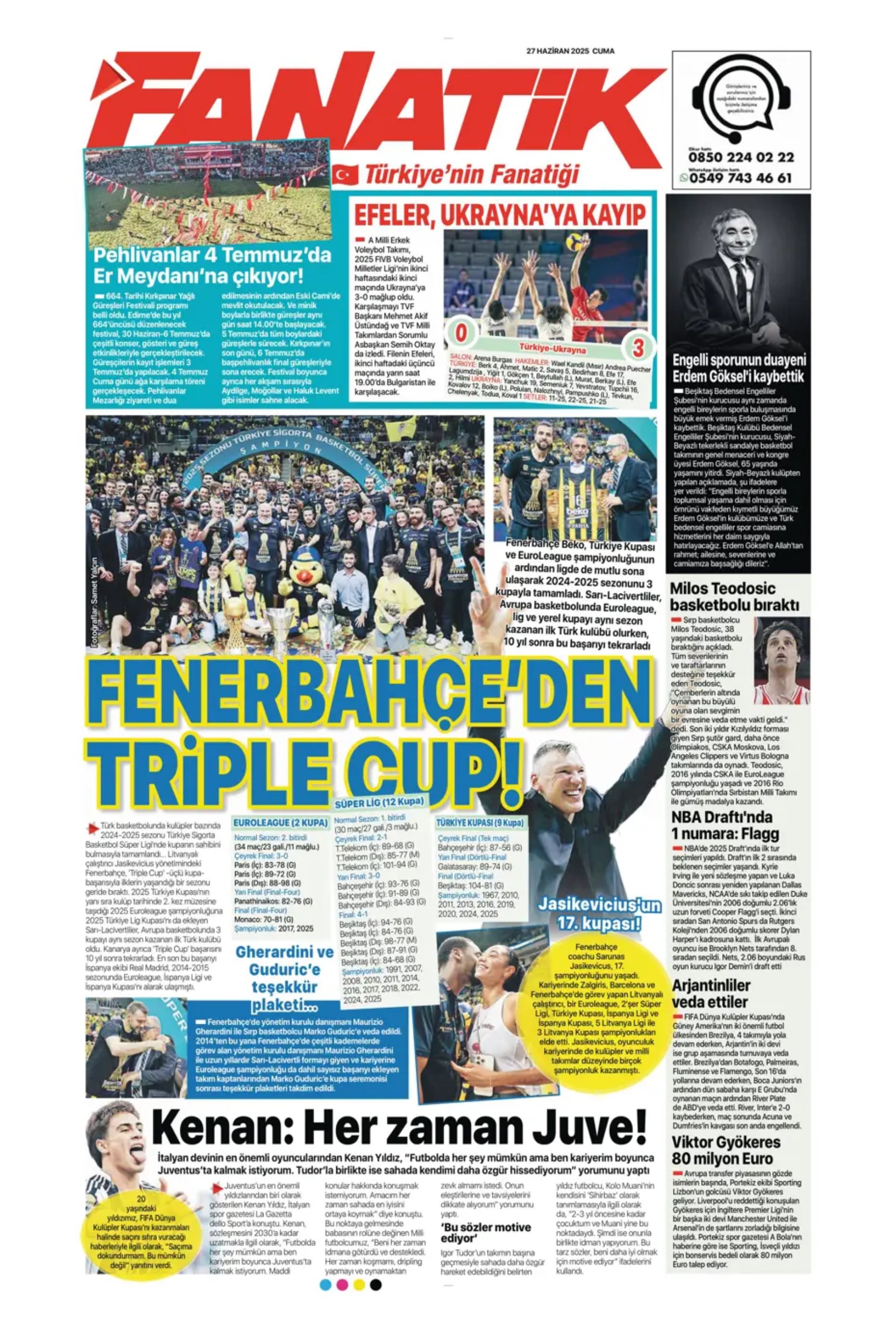 Sporda günün manşetleri... Galatasaray'a Osimhen müjdesi: Uğurcan Çakır'da sıcak saatler!