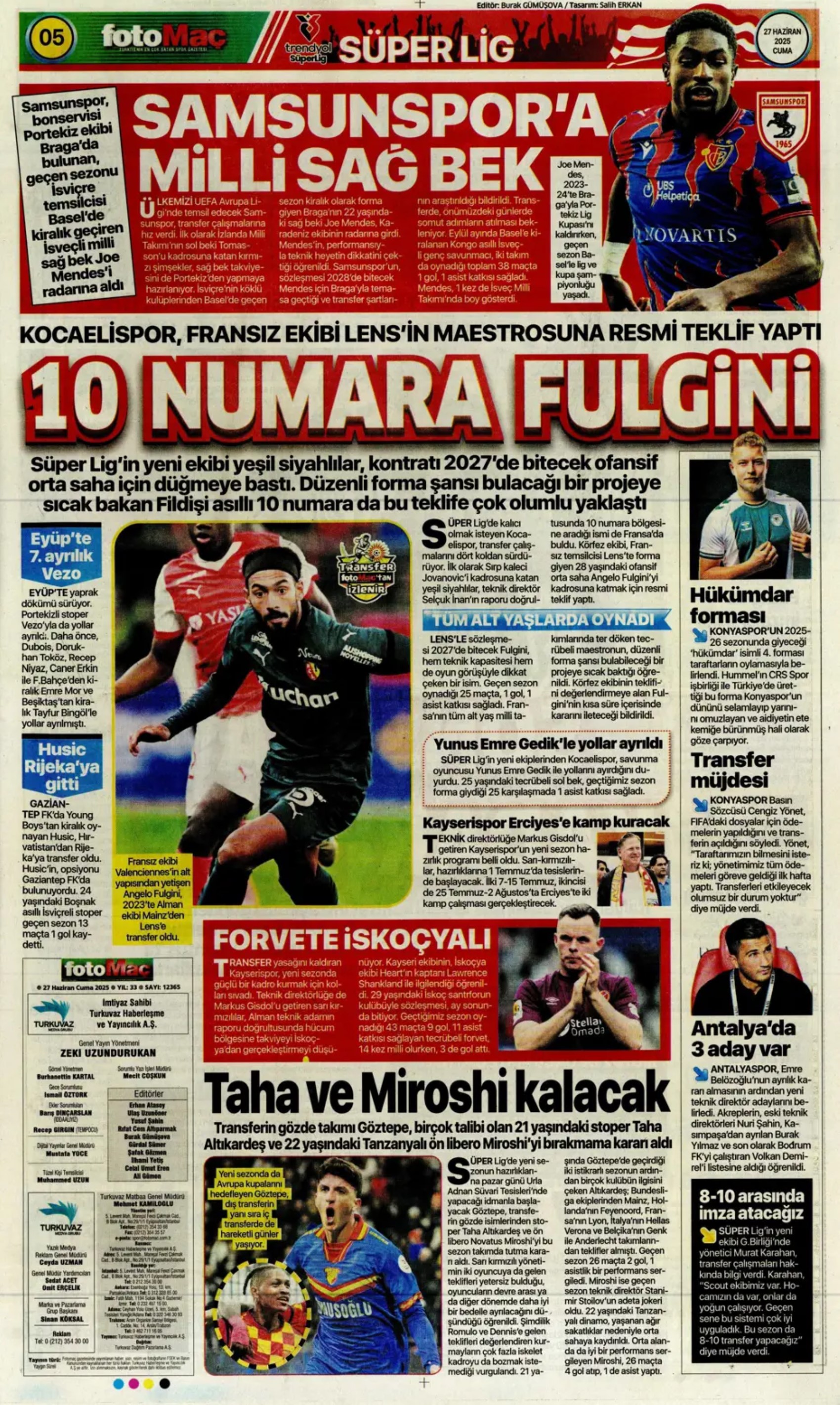 Sporda günün manşetleri... Galatasaray'a Osimhen müjdesi: Uğurcan Çakır'da sıcak saatler!