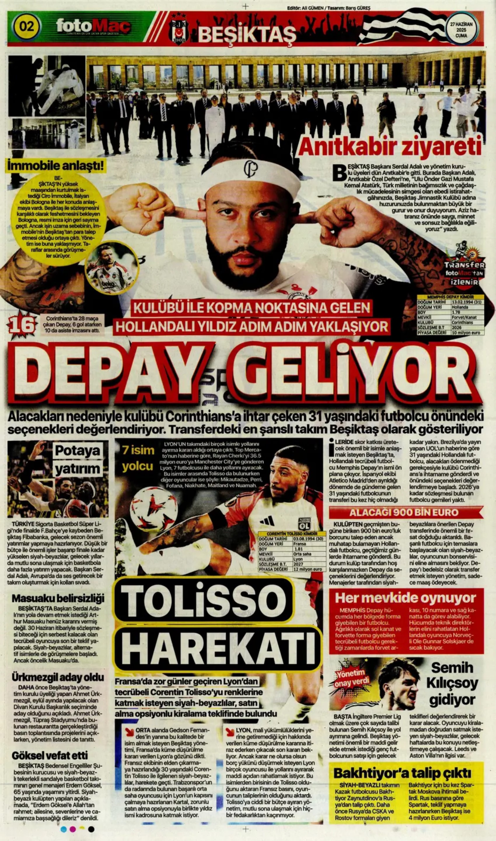 Sporda günün manşetleri... Galatasaray'a Osimhen müjdesi: Uğurcan Çakır'da sıcak saatler!