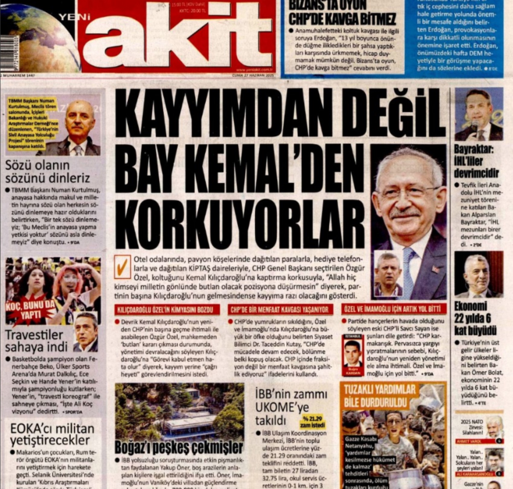 Yandaş medyanın dili değişti: Yeni Akit'in Kılıçdaroğlu 'sevgisi' sürüyor