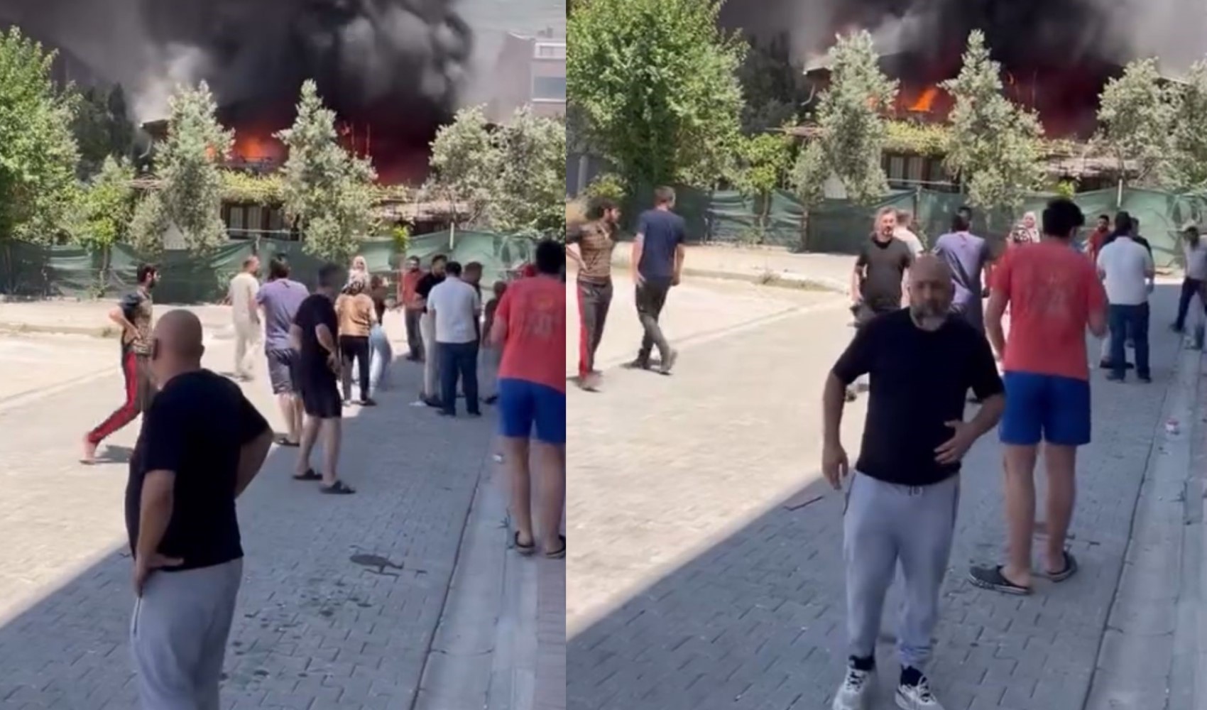 Bursa'da korkutan yangın: Yerleşim yerlerine sıçradı