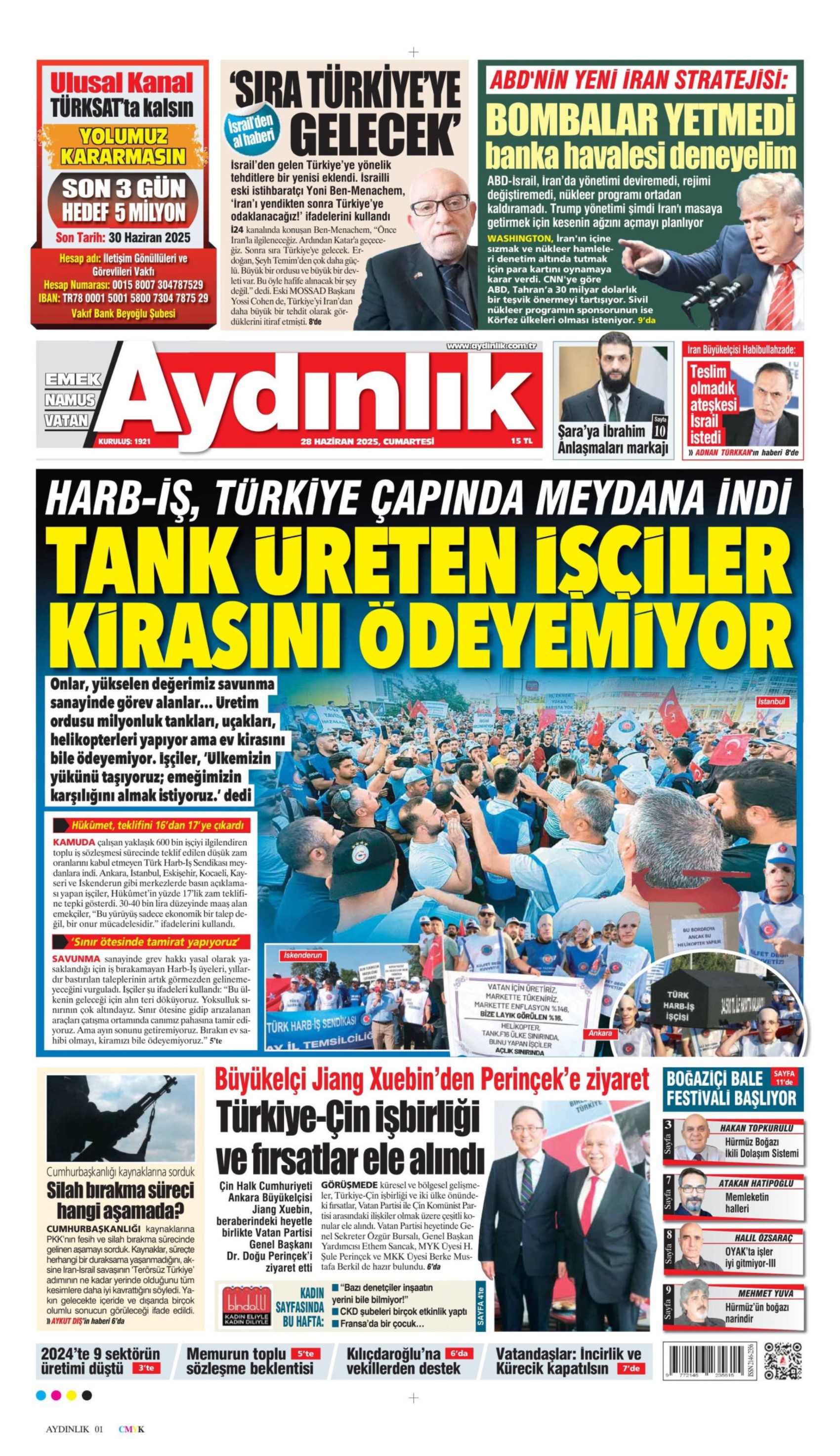 Gazete manşetleri: 3 CHP'linin görüşme trafiğinin detayları belli oldu