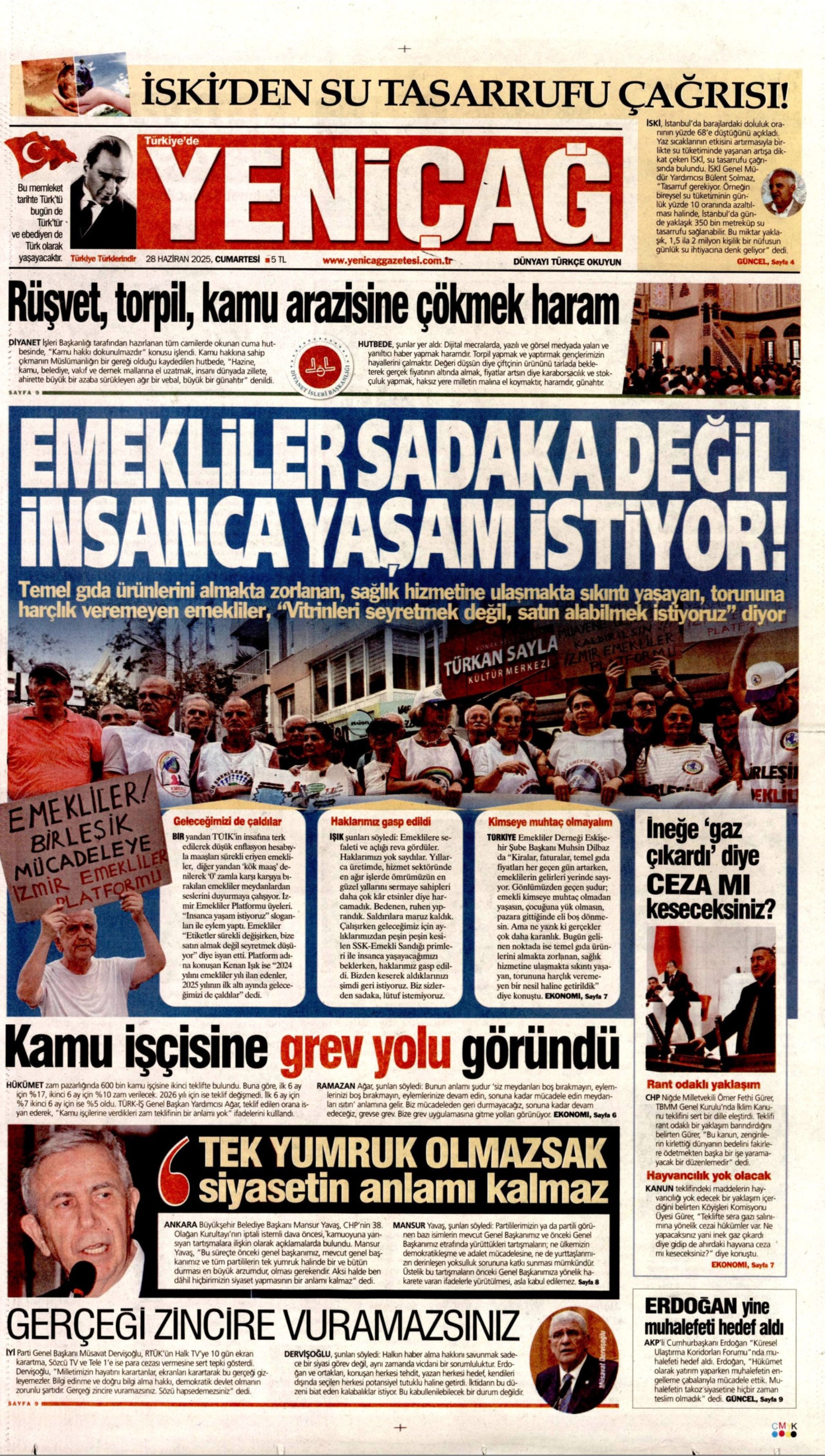 Gazete manşetleri: 3 CHP'linin görüşme trafiğinin detayları belli oldu