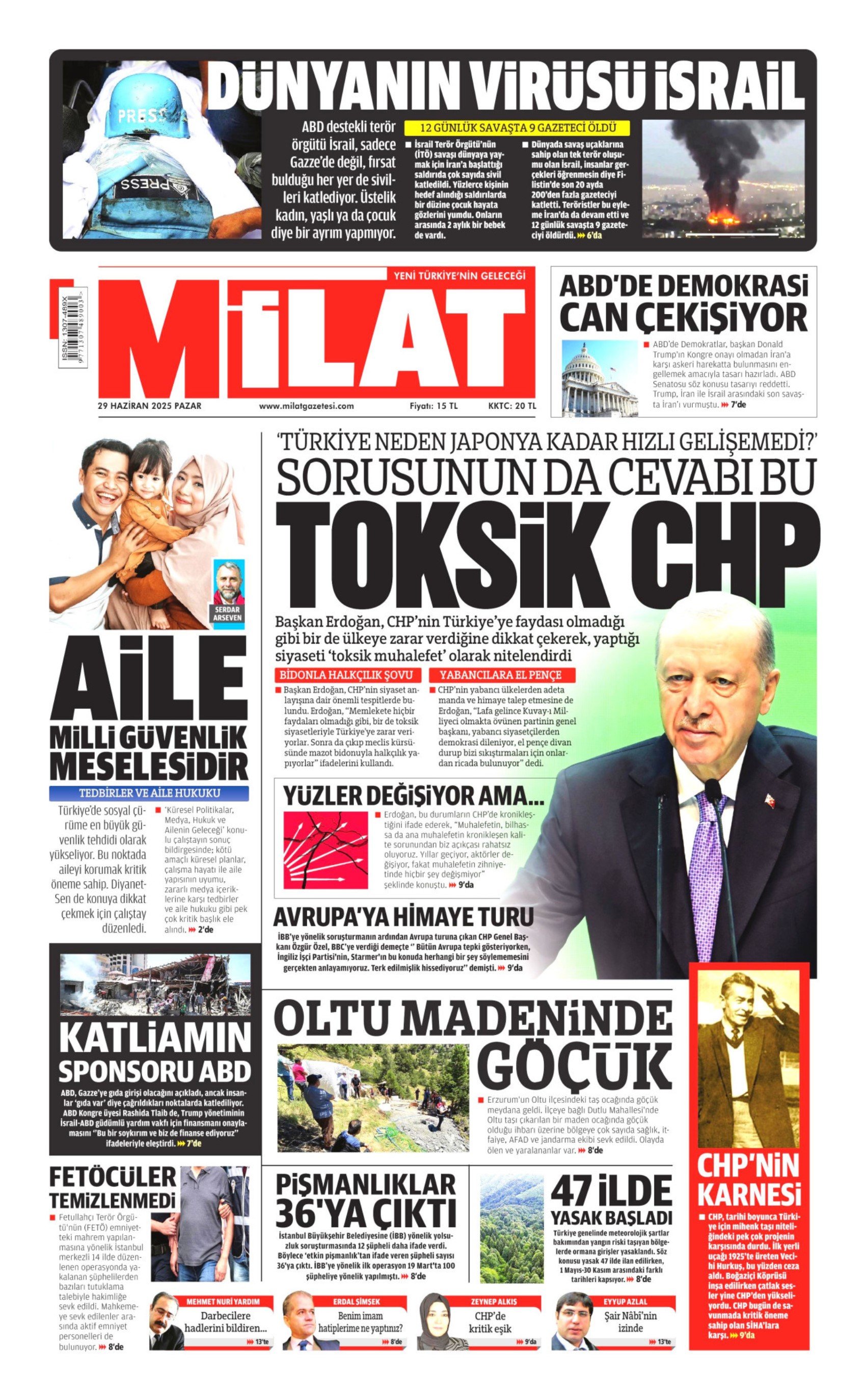 29 Haziran gazete manşetleri: Kemal Kılıçdaroğlu'na yönelik dikkat çeken manşet: 'Bölen oldunuz'
