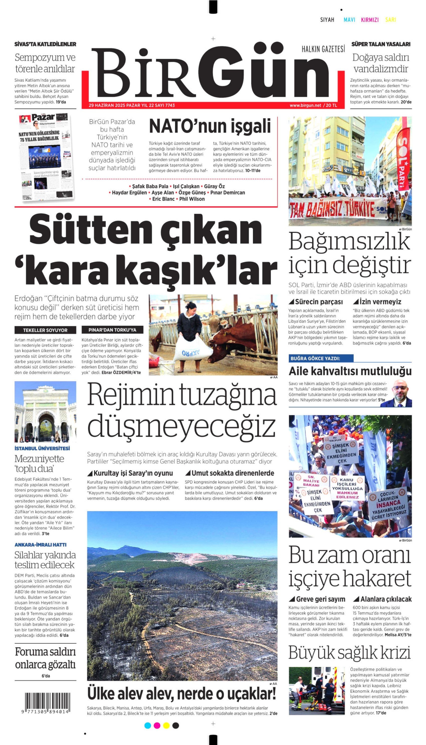 29 Haziran gazete manşetleri: Kemal Kılıçdaroğlu'na yönelik dikkat çeken manşet: 'Bölen oldunuz'