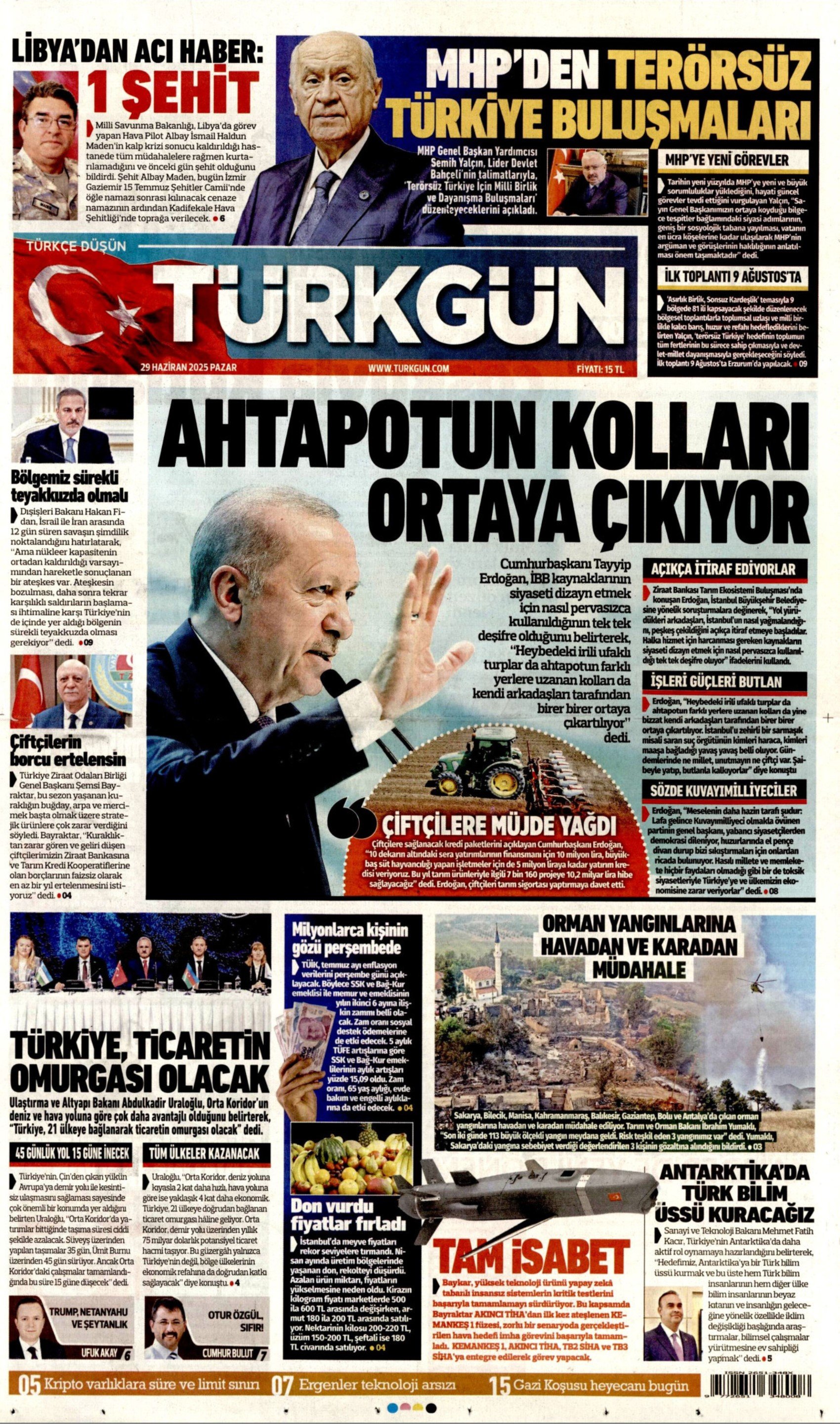 29 Haziran gazete manşetleri: Kemal Kılıçdaroğlu'na yönelik dikkat çeken manşet: 'Bölen oldunuz'