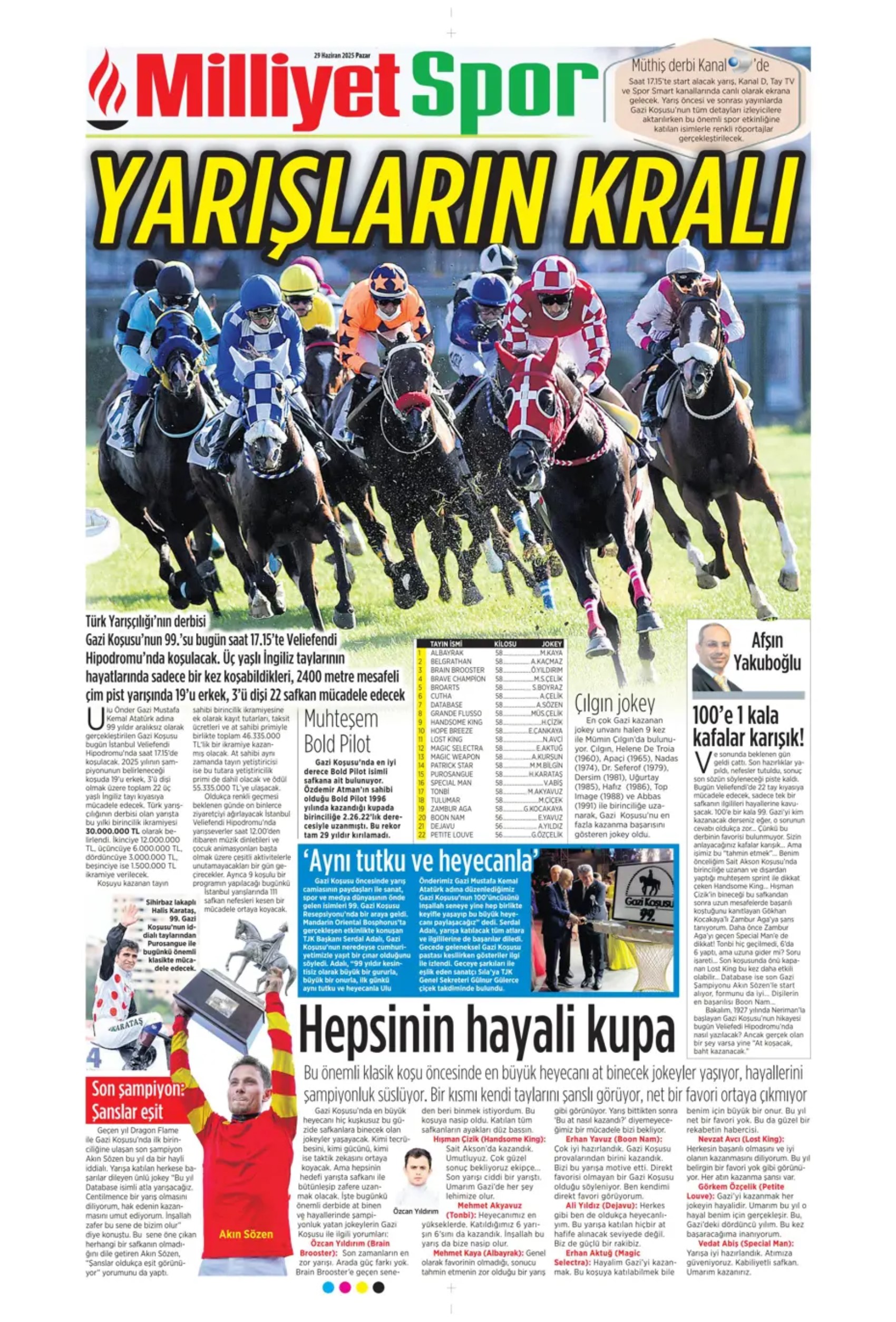 Sporda günün manşetleri... Uğurcan'ın Fenerbahçe'ye transferine veto: Galatasaray Osimhen'in alternatifini buldu!