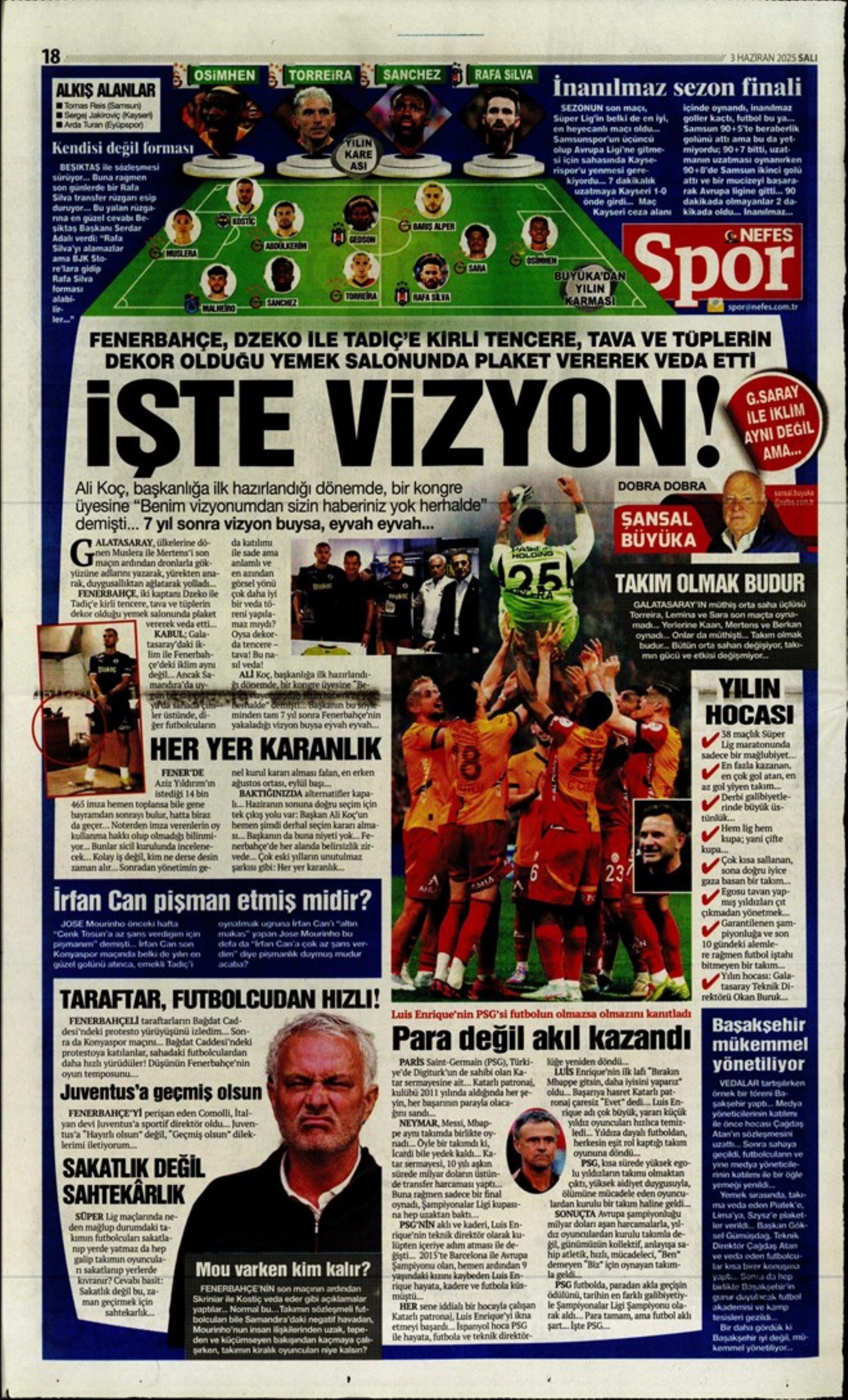 Sporda günün manşetleri... Osimhen'de sıcak saatler: 'Resmen gitti'