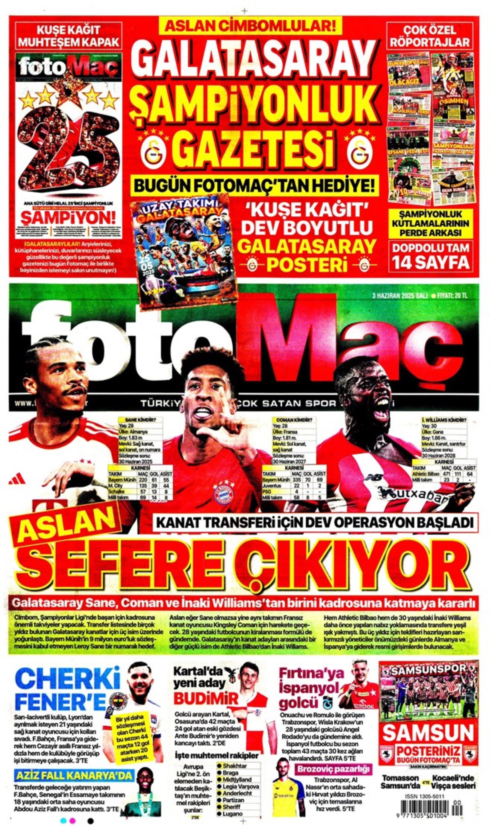 Sporda günün manşetleri... Osimhen'de sıcak saatler: 'Resmen gitti'