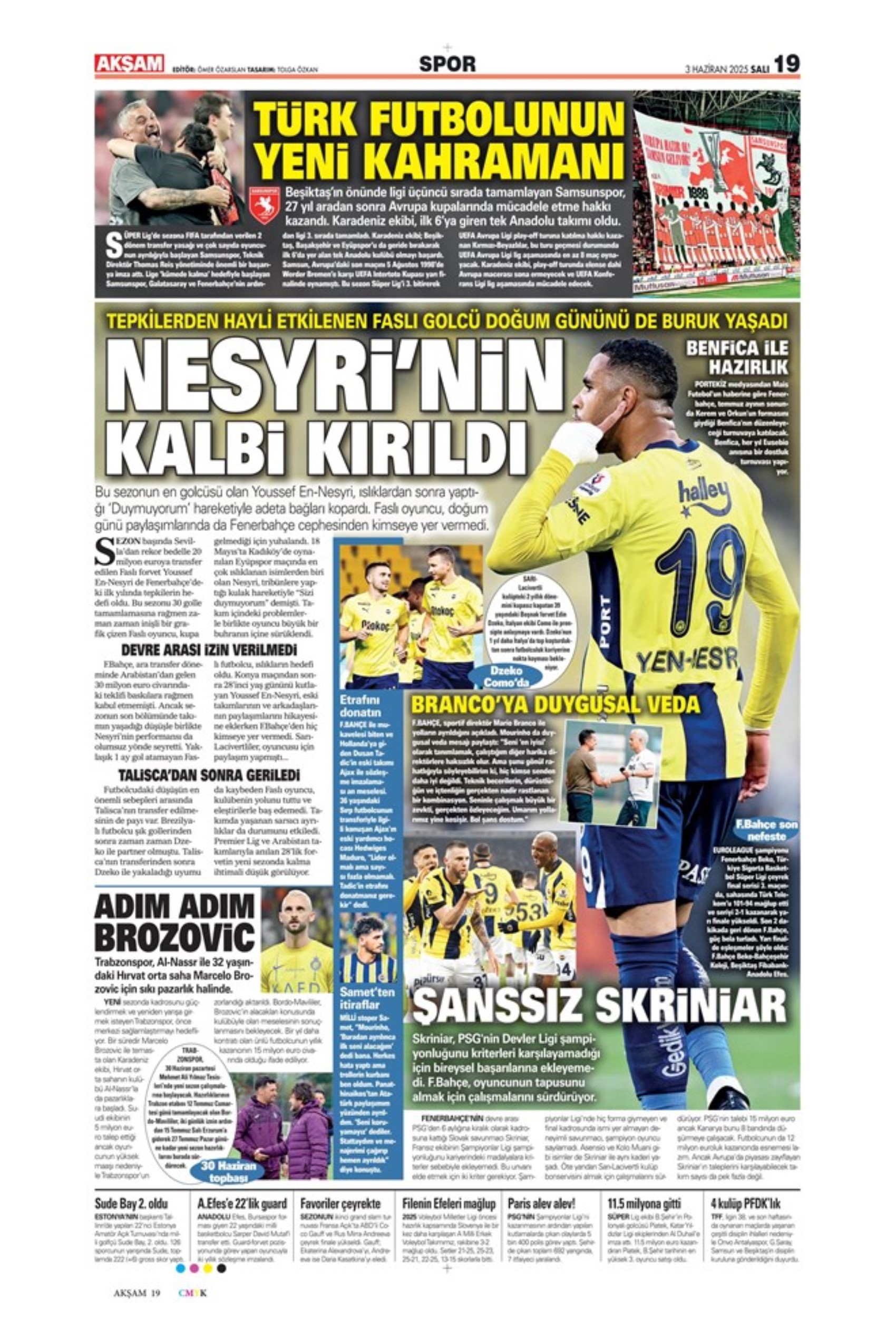 Sporda günün manşetleri... Osimhen'de sıcak saatler: 'Resmen gitti'