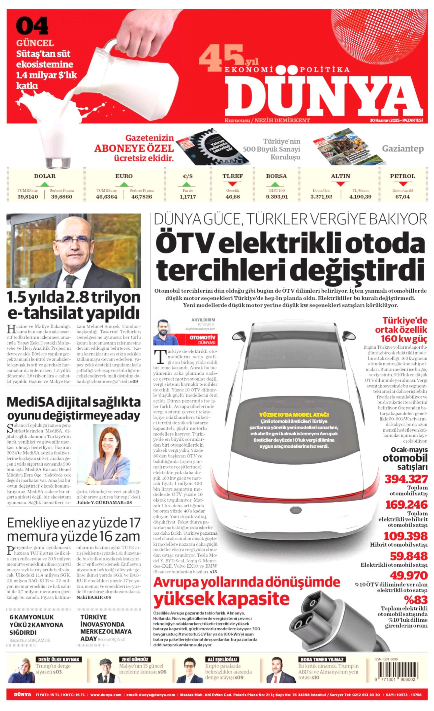 30 Haziran gazete manşetleri... CHP'de kritik gün: 'Dananın kuyruğu kopacak mı?'